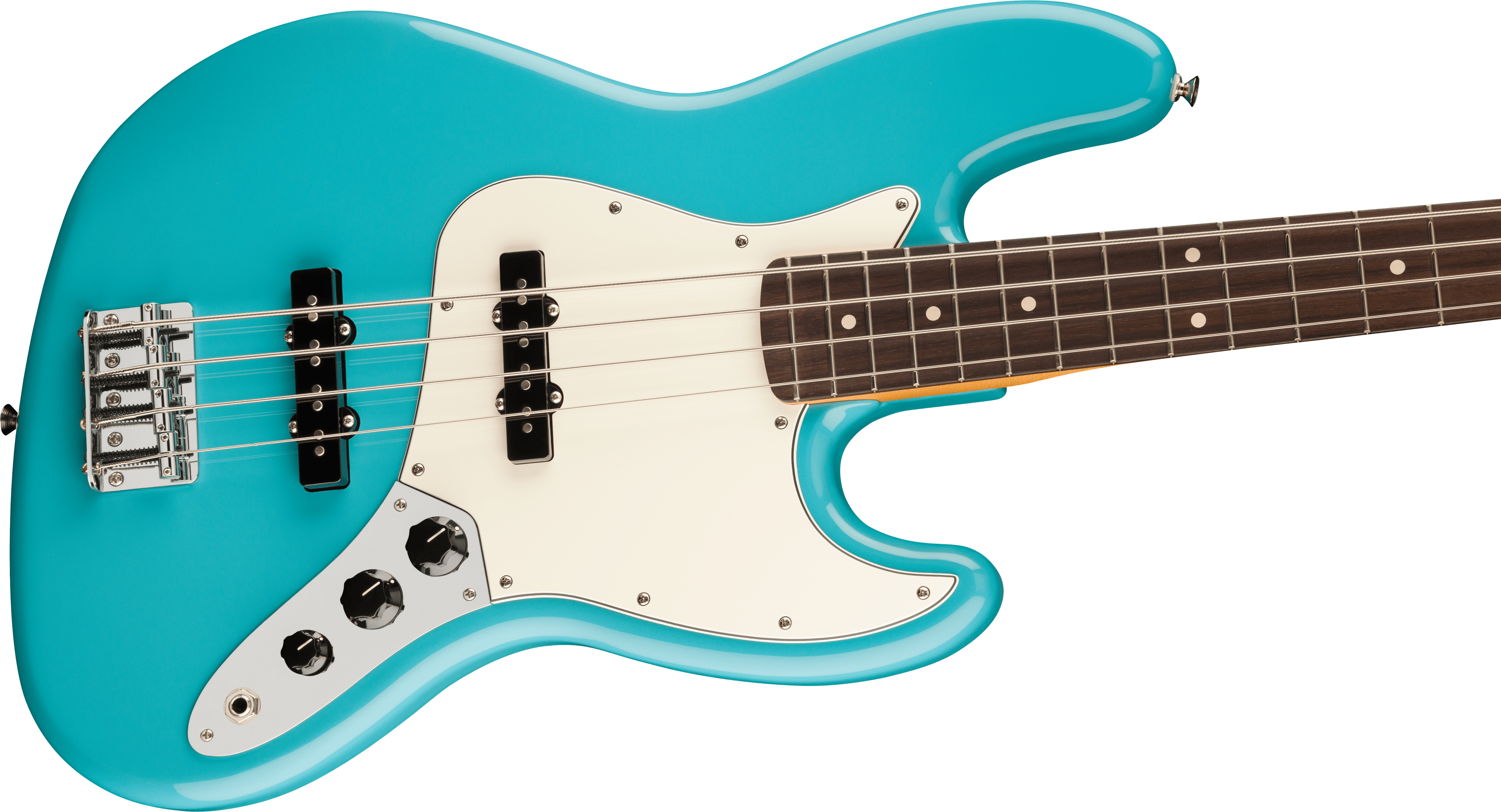 Fender® Player II Jazz Bass®, Rosewood Fingerboard, Aquatone Blue