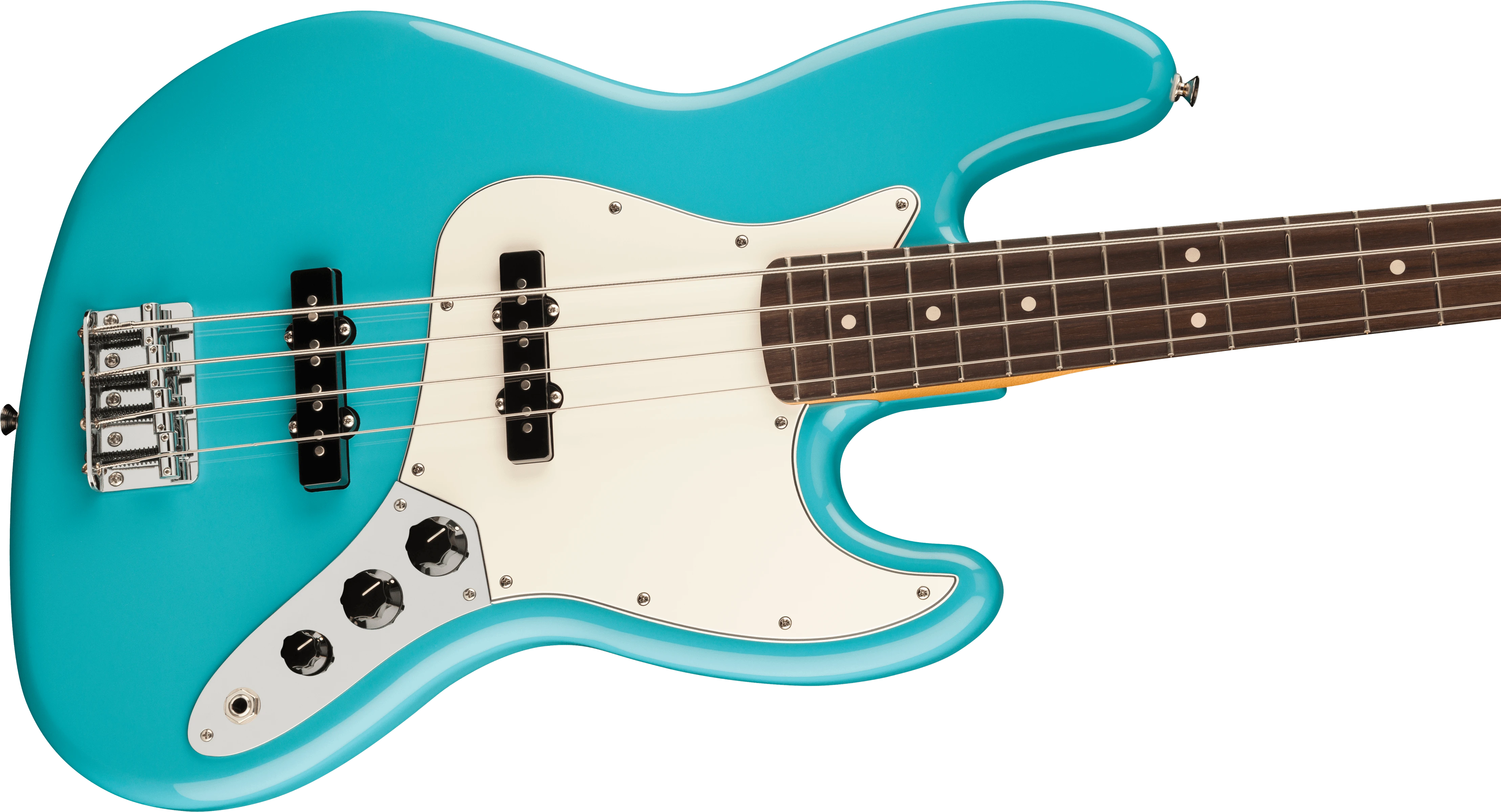 Fender® Player II Jazz Bass®, Rosewood Fingerboard, Aquatone Blue