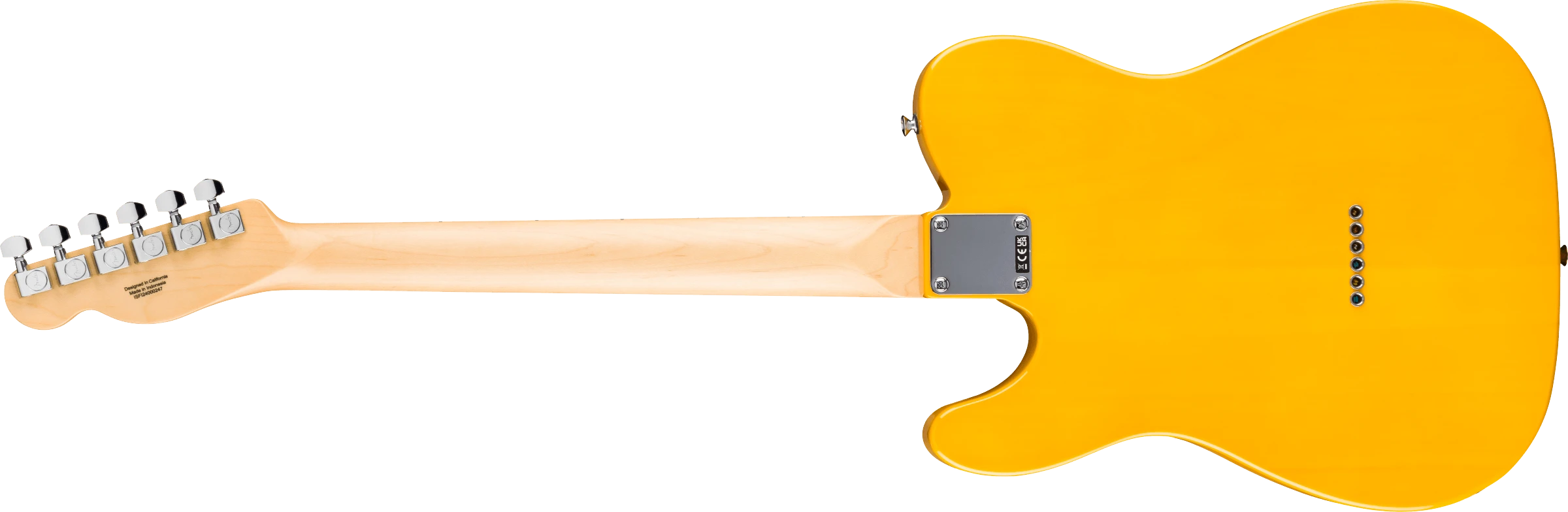 Fender® Standard Telecaster®, Maple Fingerboard, Black Pickguard, Butterscotch Blonde
