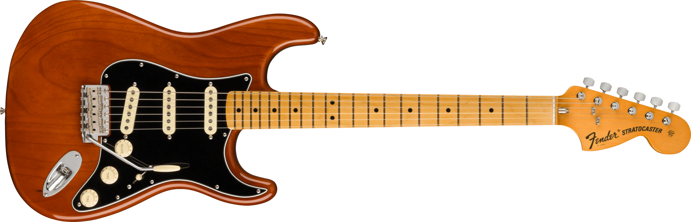 Fender® American Vintage II 1973 Stratocaster®, Maple Fingerboard, Mocha
