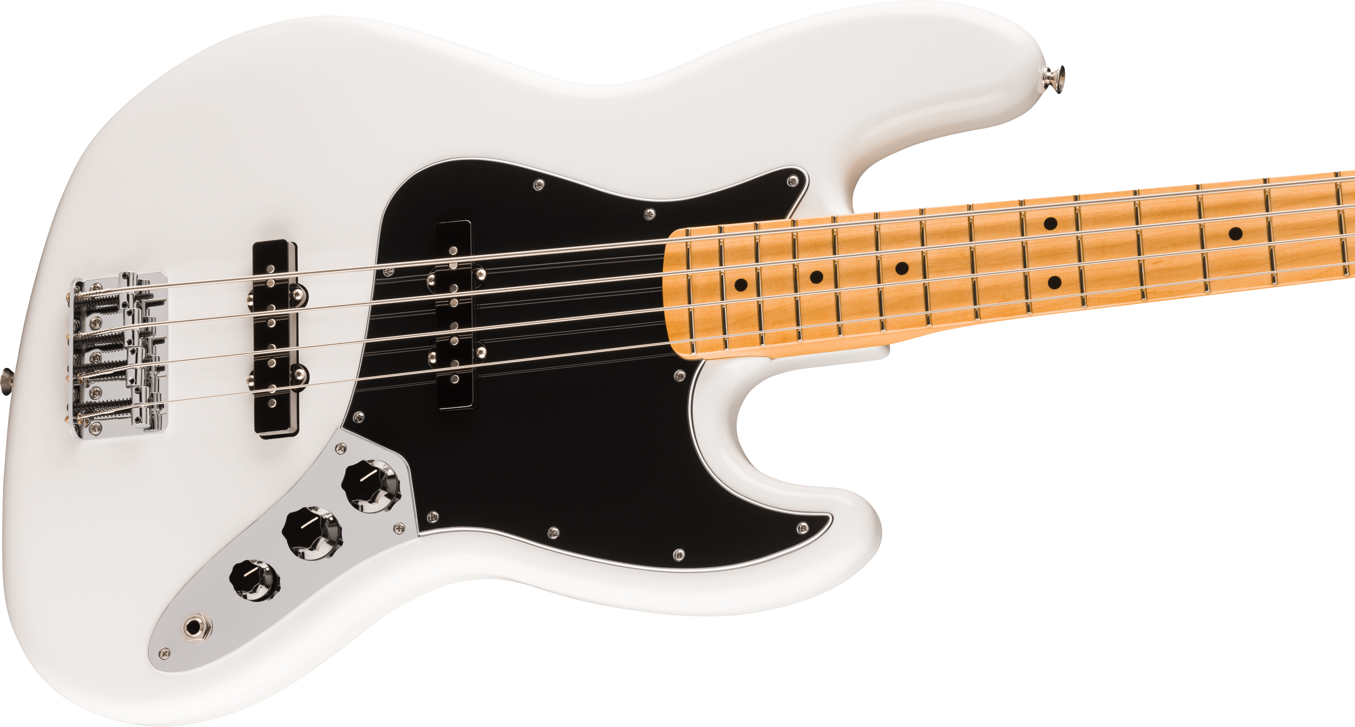 Fender® Player II Jazz Bass®, Maple Fingerboard, Polar White