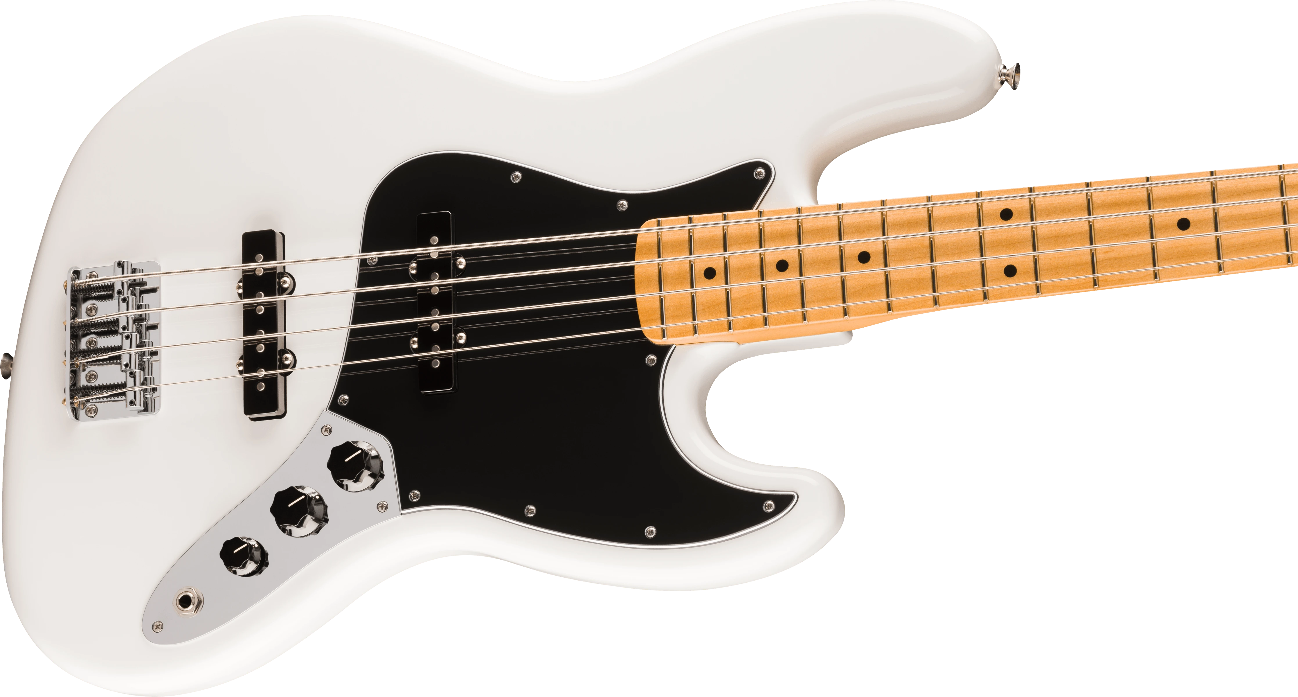 Fender® Player II Jazz Bass®, Maple Fingerboard, Polar White