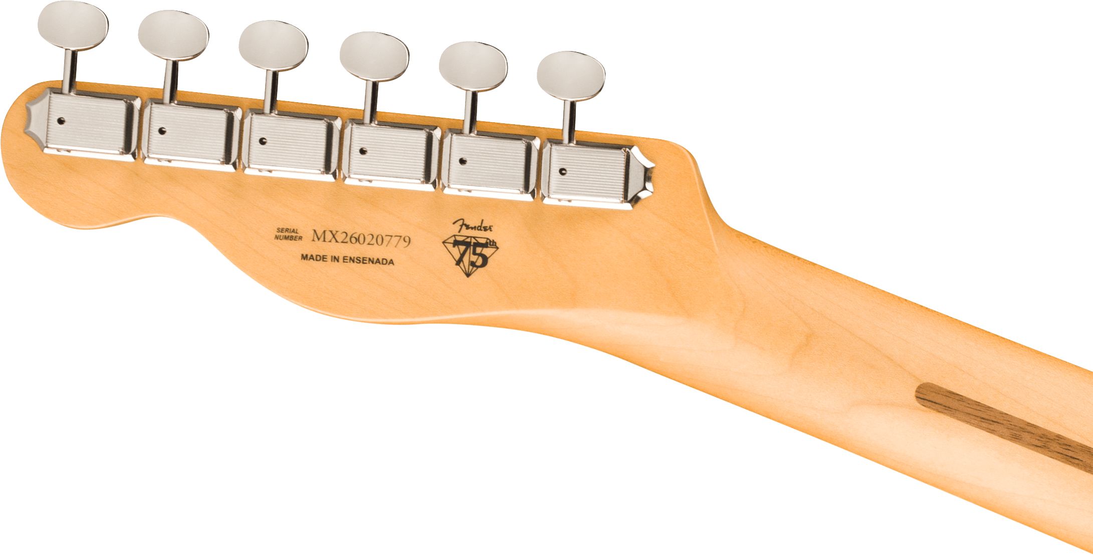 Fender® 75th Anniversary Player II Telecaster®, Maple Fingerboard, Aztec Gold