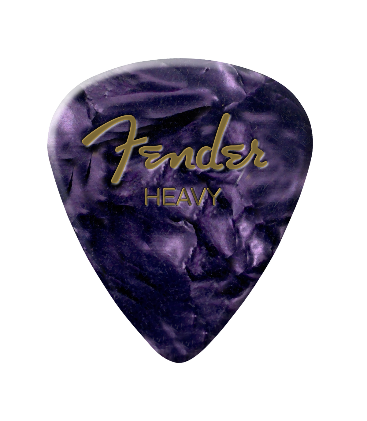 Fender® Premium Celluloid 351 Shape Picks, Heavy, Purple Moto, 12-Pack