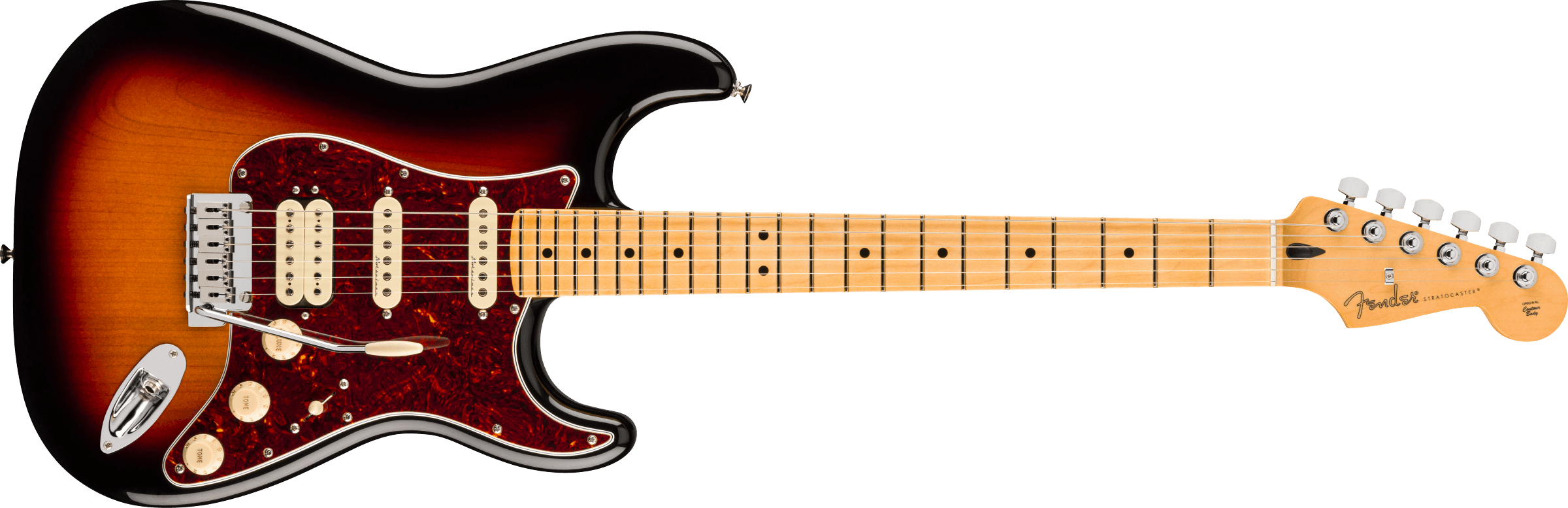 Fender® Player II Modified Stratocaster® HSS, Maple Fingerboard, 3-Color Sunburst