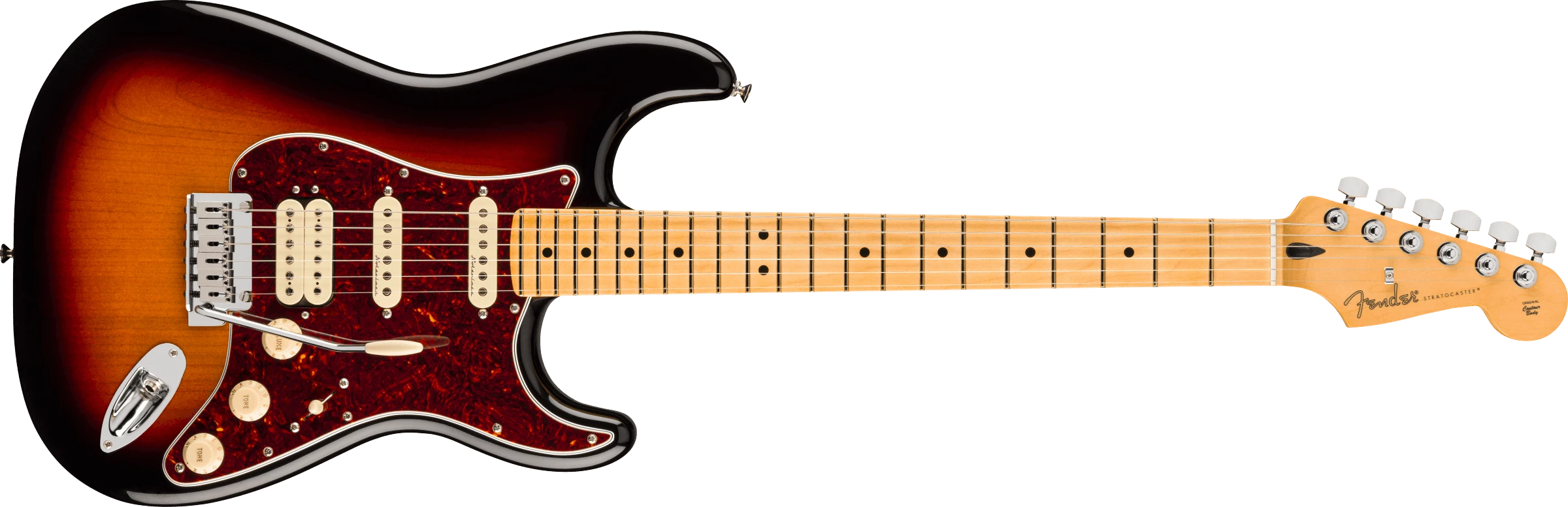 Fender® Player II Modified Stratocaster® HSS, Maple Fingerboard, 3-Color Sunburst