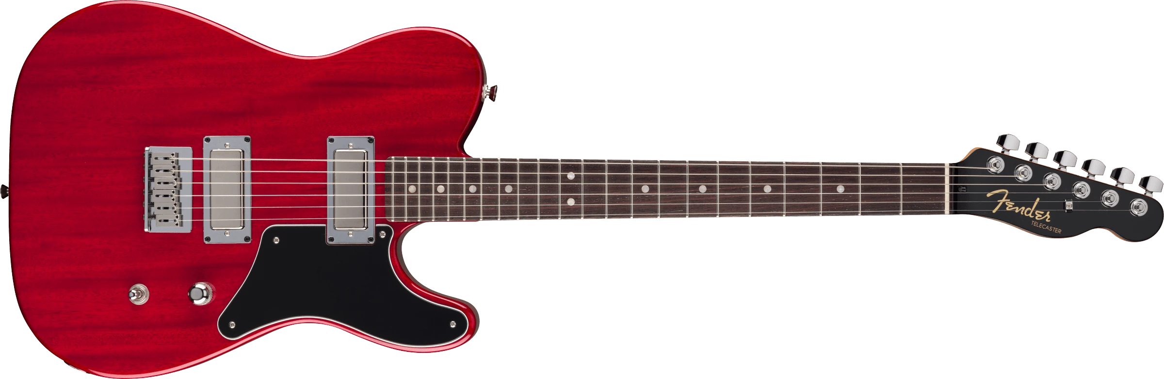 Fender® American Professional II Cabronita Telecaster®, Rosewood Fingerboard, Crimson Transparent