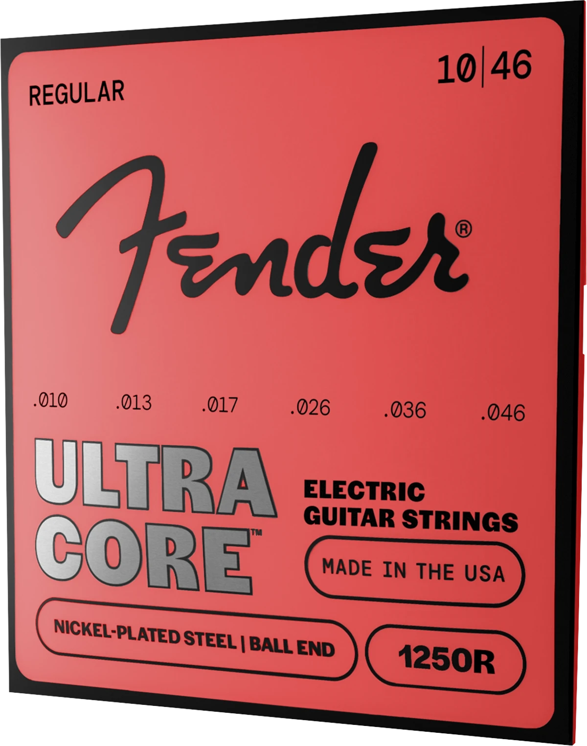 Ultracore™ 1250R Guitar Strings, Nickel-Plated Steel, Ball End, Gauges .010-.046