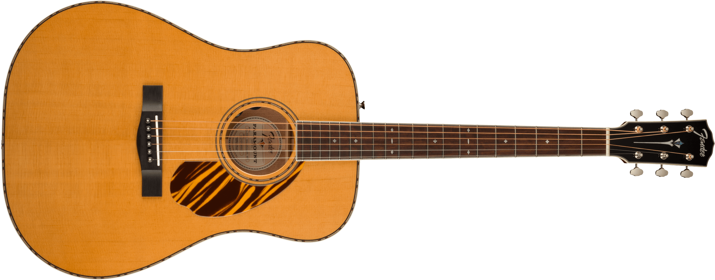 Fender® PD-220E Dreadnought, Ovangkol Fingerboard, Natural