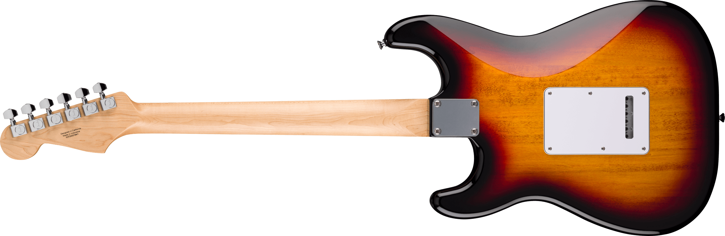 Fender® Standard Stratocaster®, Laurel Fingerboard, White Pickguard, 3-Color Sunburst