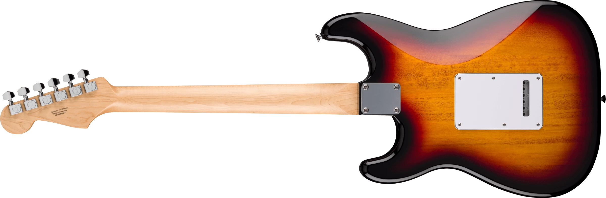 Fender® Standard Stratocaster®, Laurel Fingerboard, White Pickguard, 3-Color Sunburst