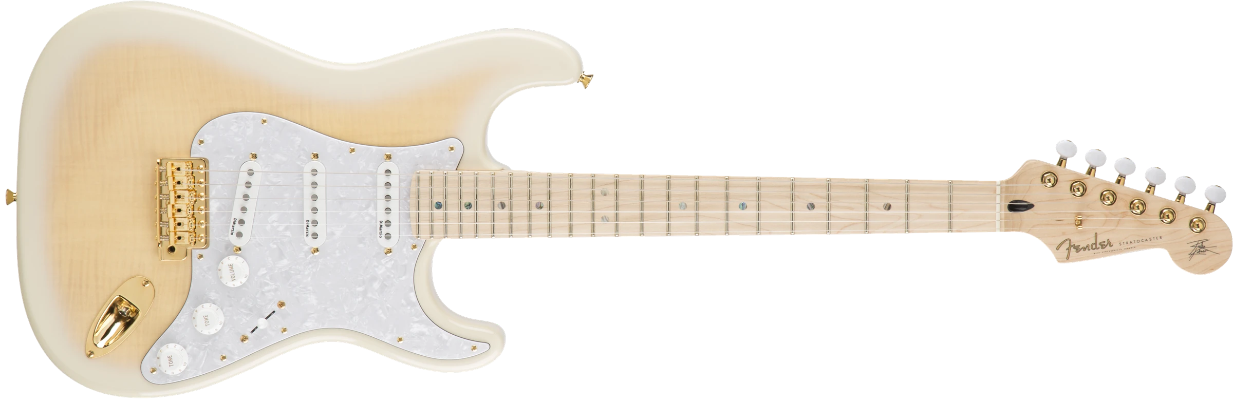Fender® Richie Kotzen Stratocaster®, Maple Fingerboard, Transparent White Burst