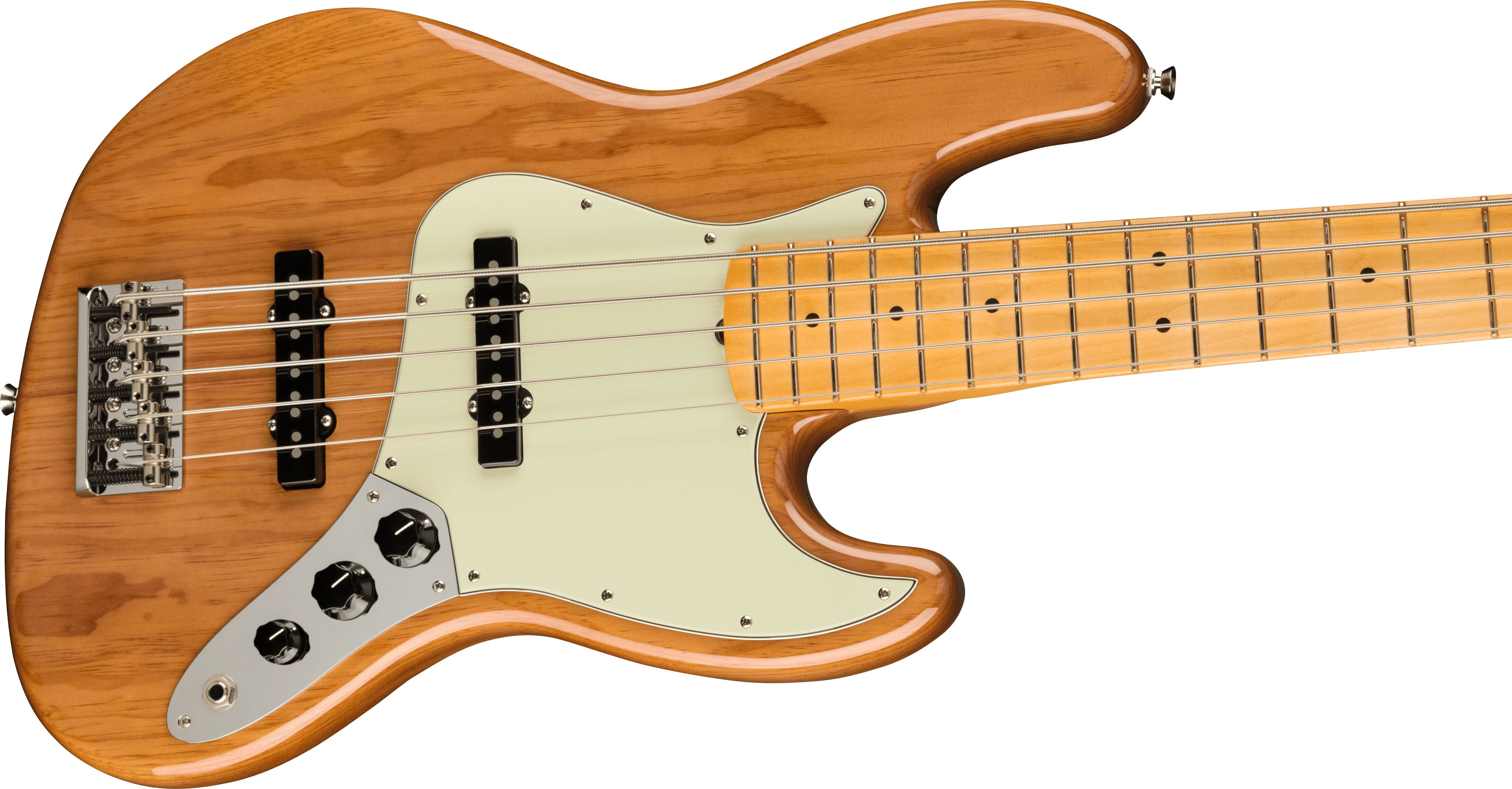 Fender® American Professional II Jazz Bass® V, Maple Fingerboard, Roasted Pine