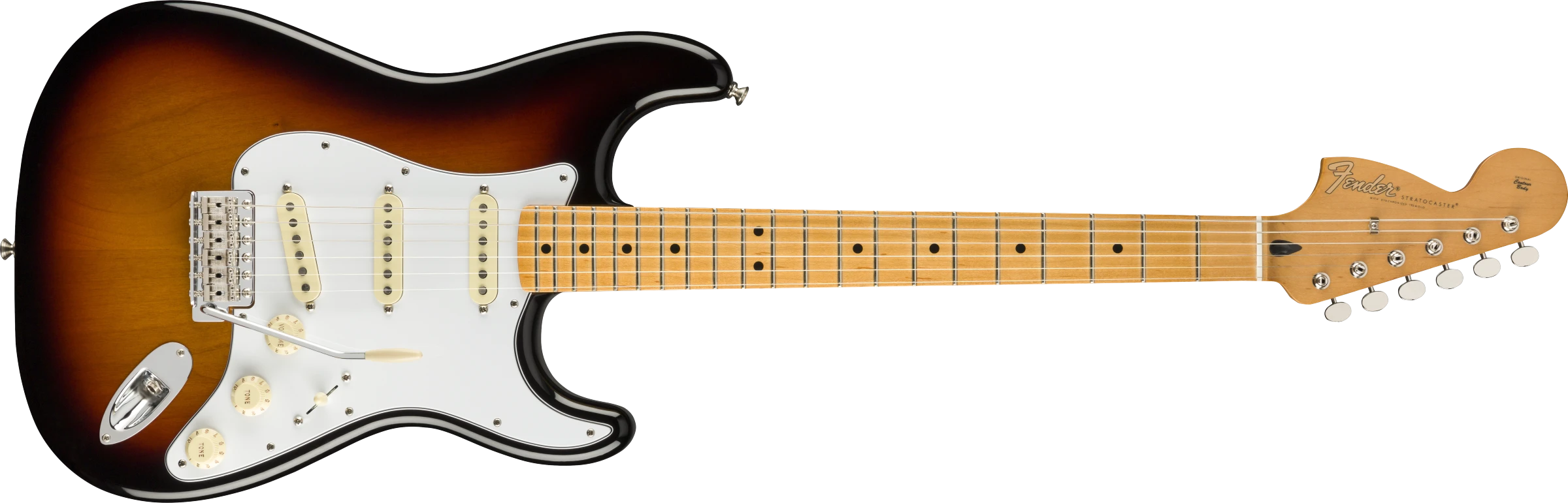 Fender® Jimi Hendrix Stratocaster®, Maple Fingerboard, 3-Color Sunburst