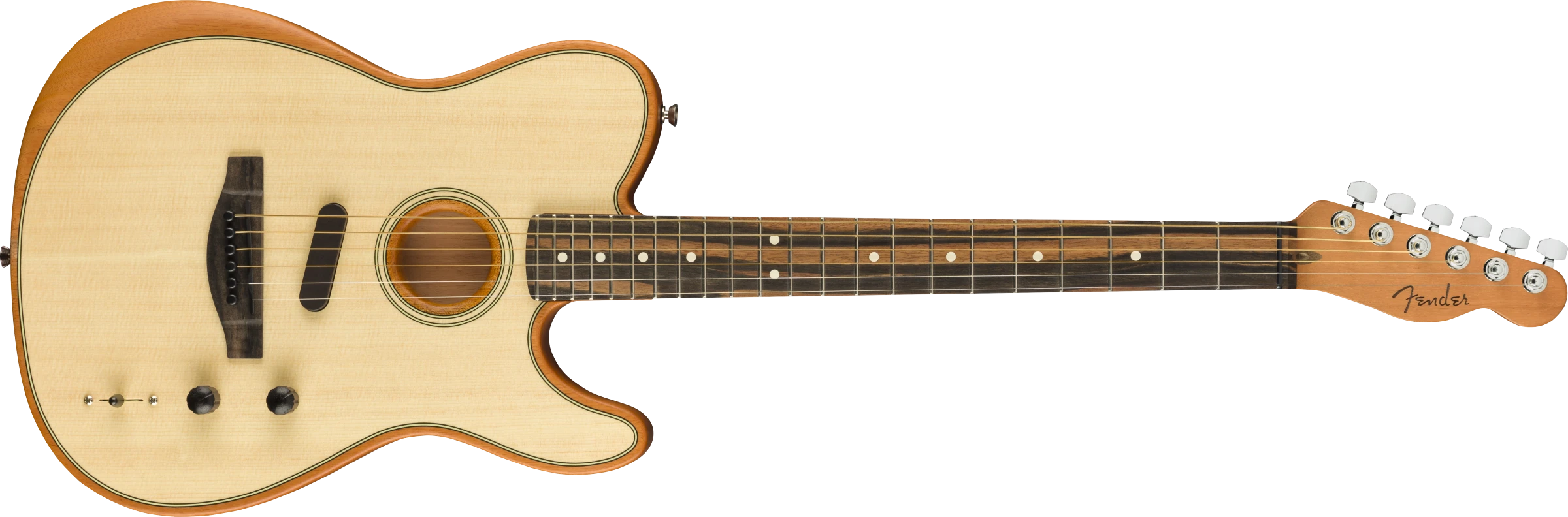 Fender® American Acoustasonic® Telecaster®, Ebony Fingerboard, Natural
