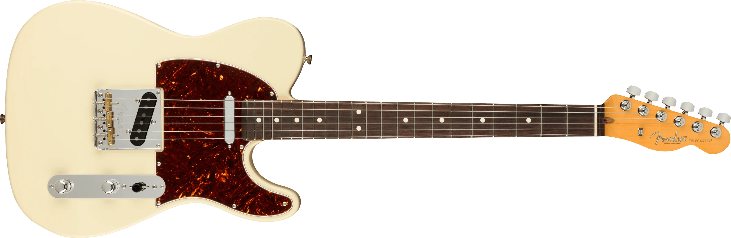 Fender® American Professional II Telecaster®, Rosewood Fingerboard, Olympic White