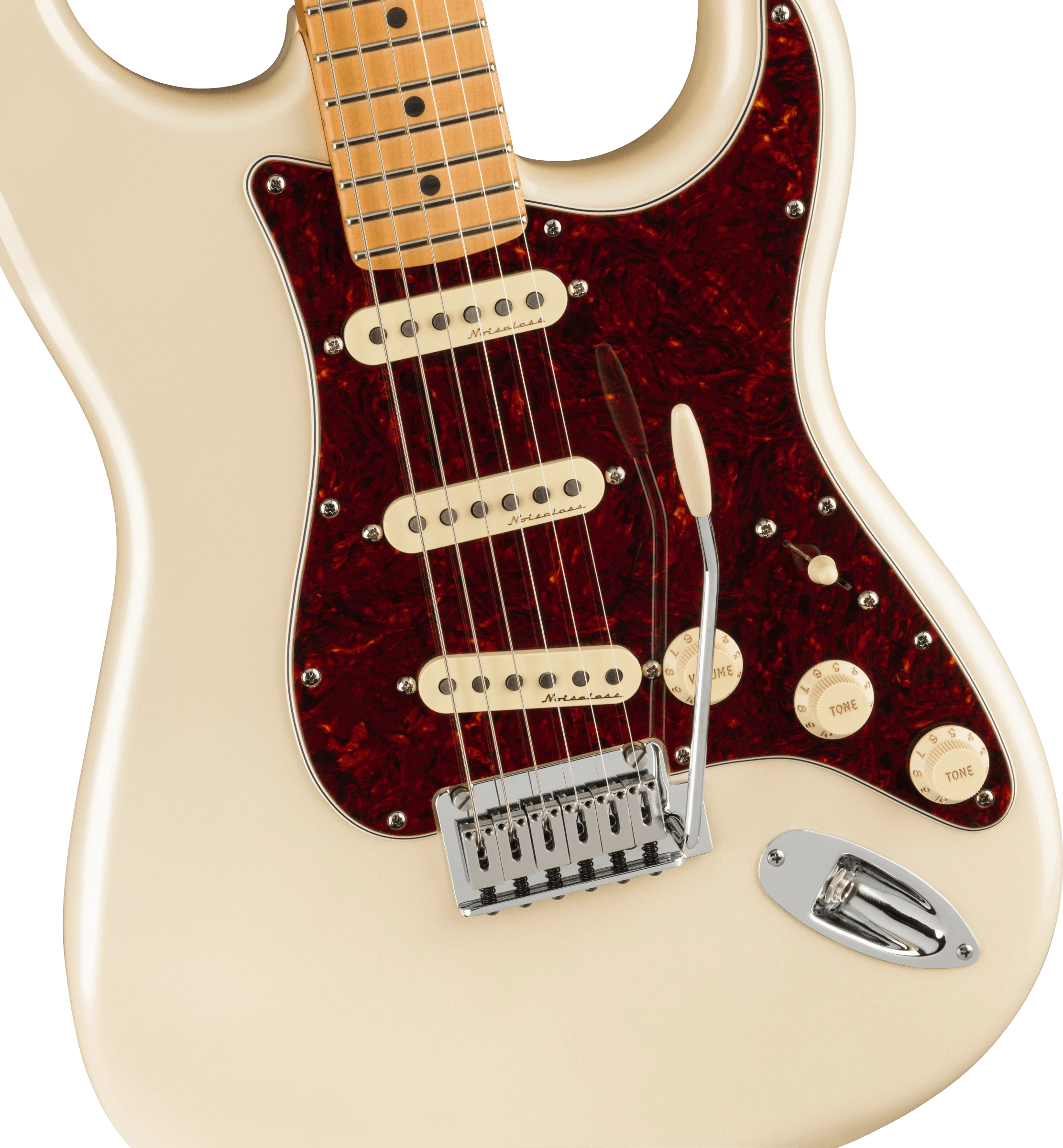 Fender® Player Plus Stratocaster®, Maple Fingerboard, Olympic Pearl