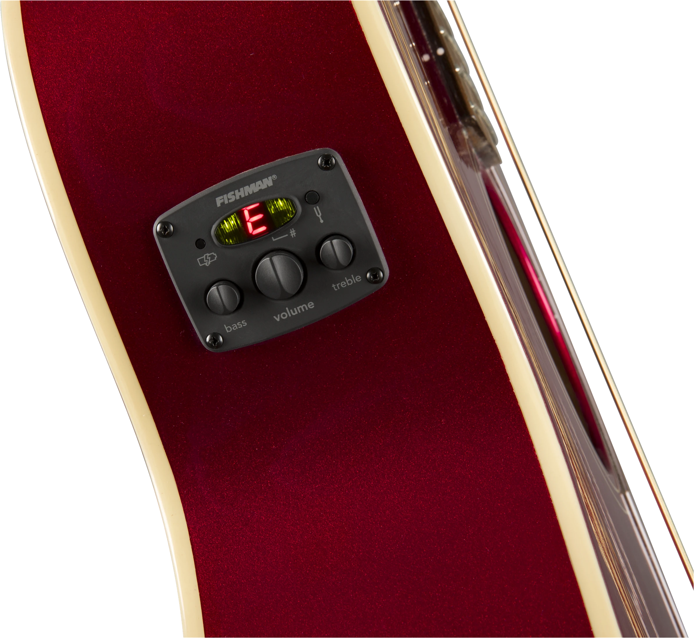 Fender® Newporter Player, Walnut Fingerboard, Candy Apple Red