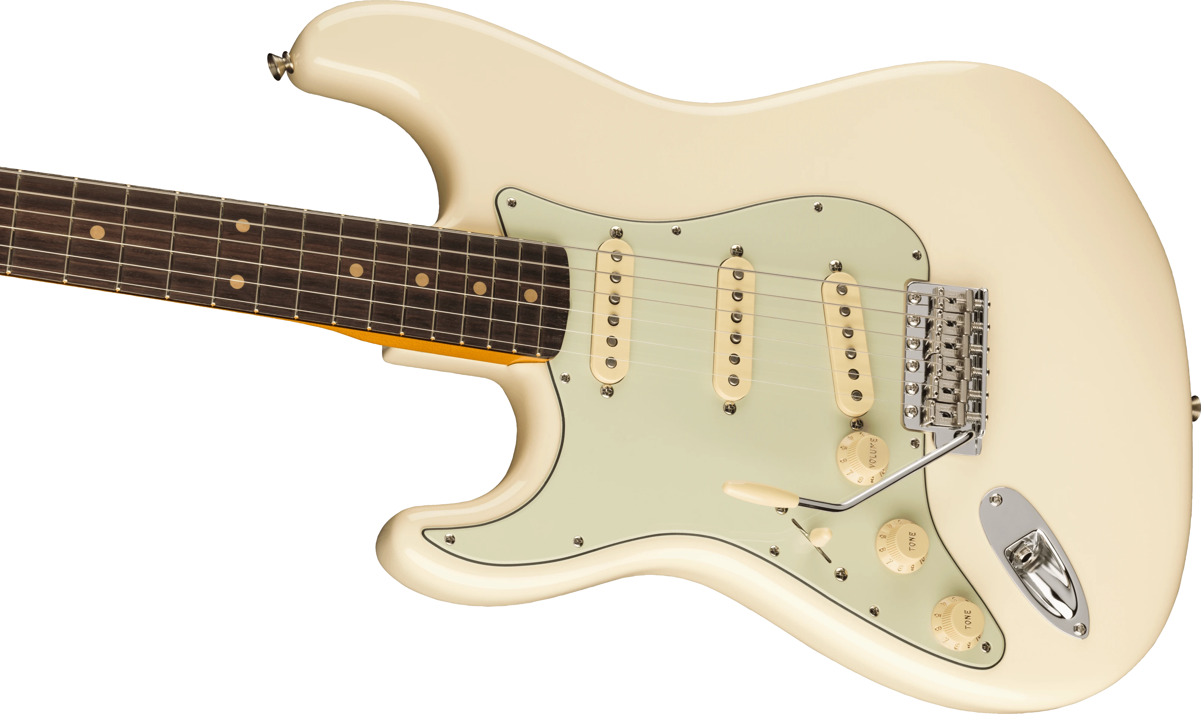 Fender® American Vintage II 1961 Stratocaster® Left-Hand, Rosewood Fingerboard, Olympic White
