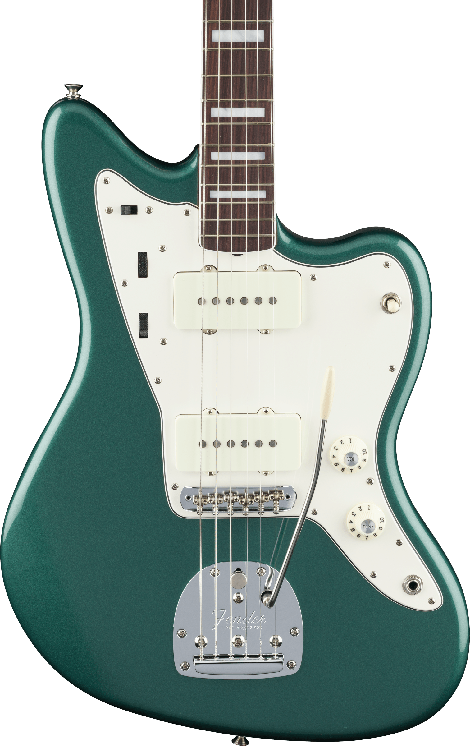 Fender® American Vintage II 1966 Jazzmaster®, Rosewood Fingerboard, Sherwood Green Metallic