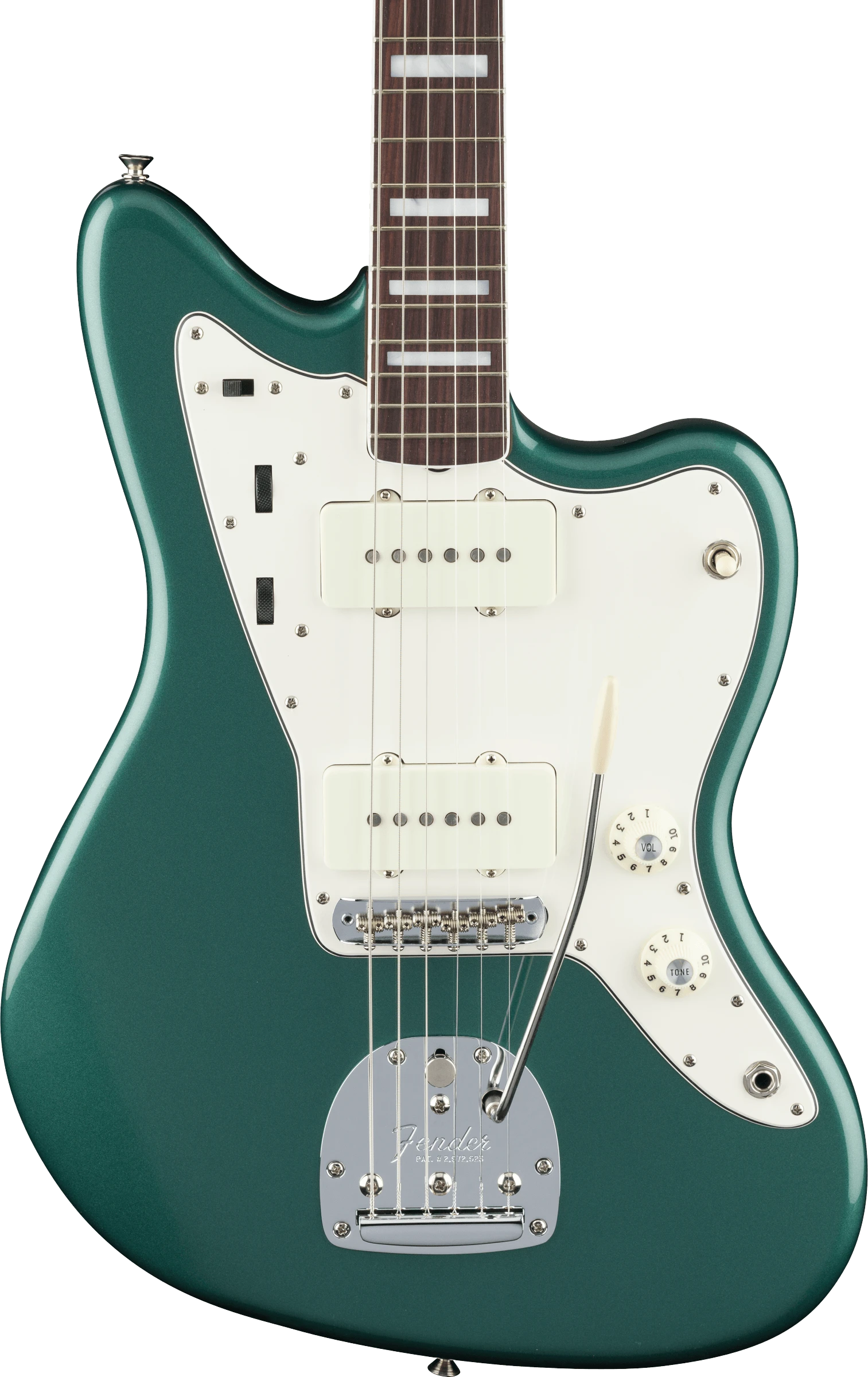 Fender® American Vintage II 1966 Jazzmaster®, Rosewood Fingerboard, Sherwood Green Metallic