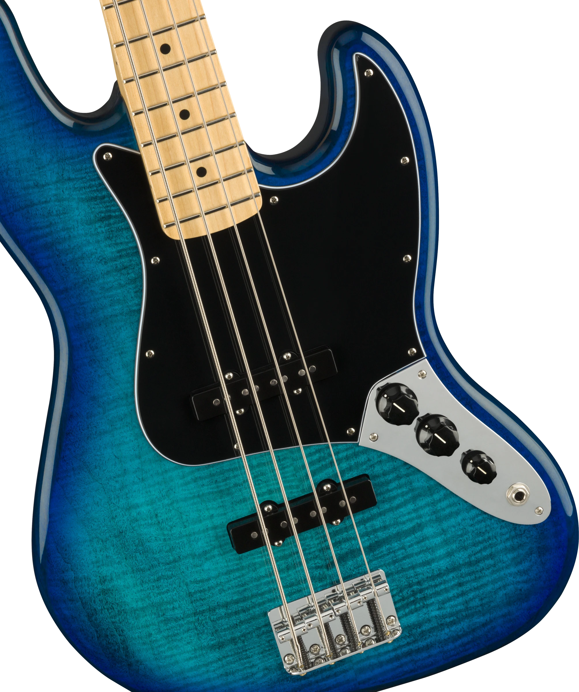 Fender® Player Jazz Bass® Plus Top, Maple Fingerboard, Blue Burst