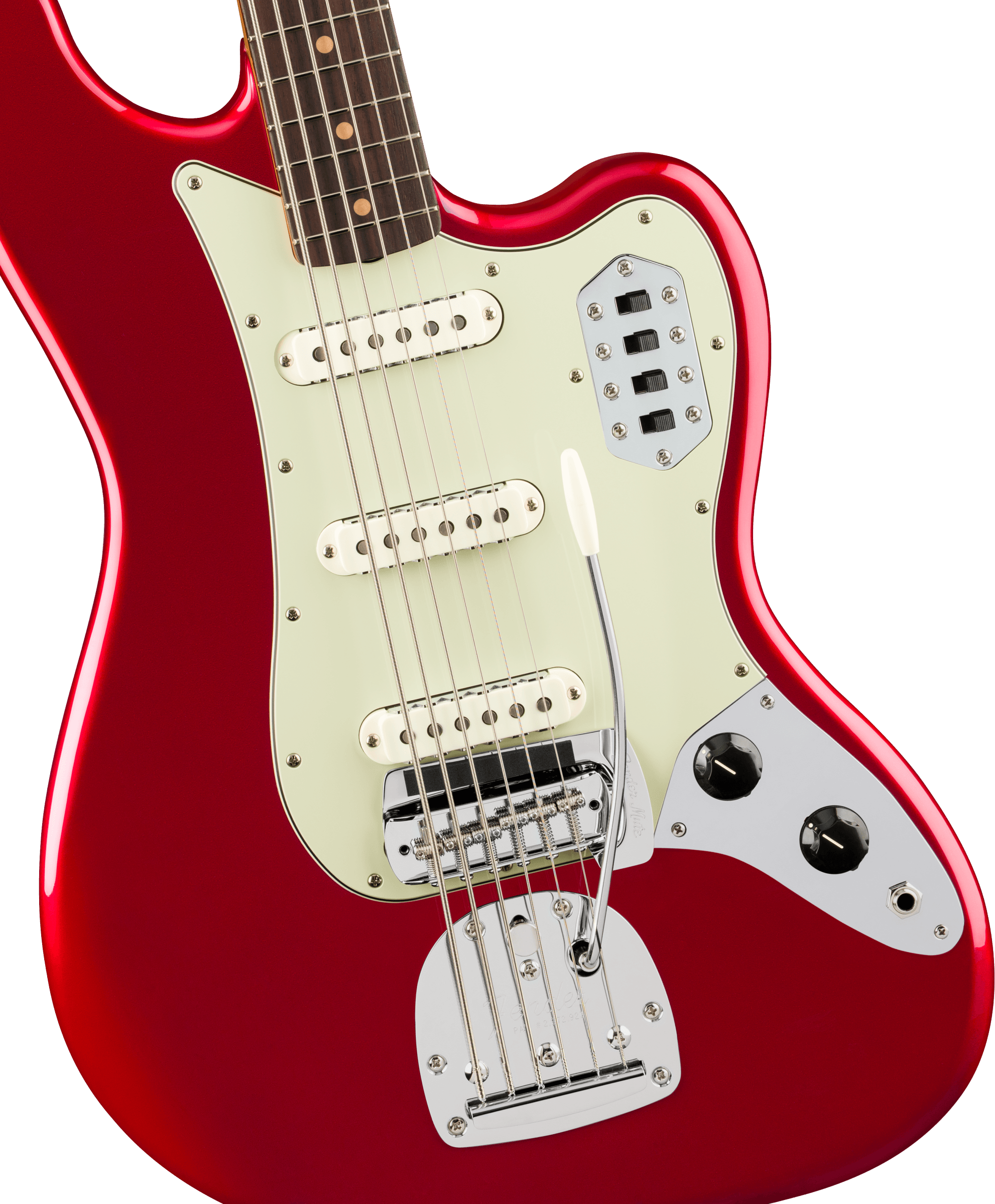 Fender® Vintera® III Early '60s Bass VI, Rosewood Fingerboard, Candy Apple Red