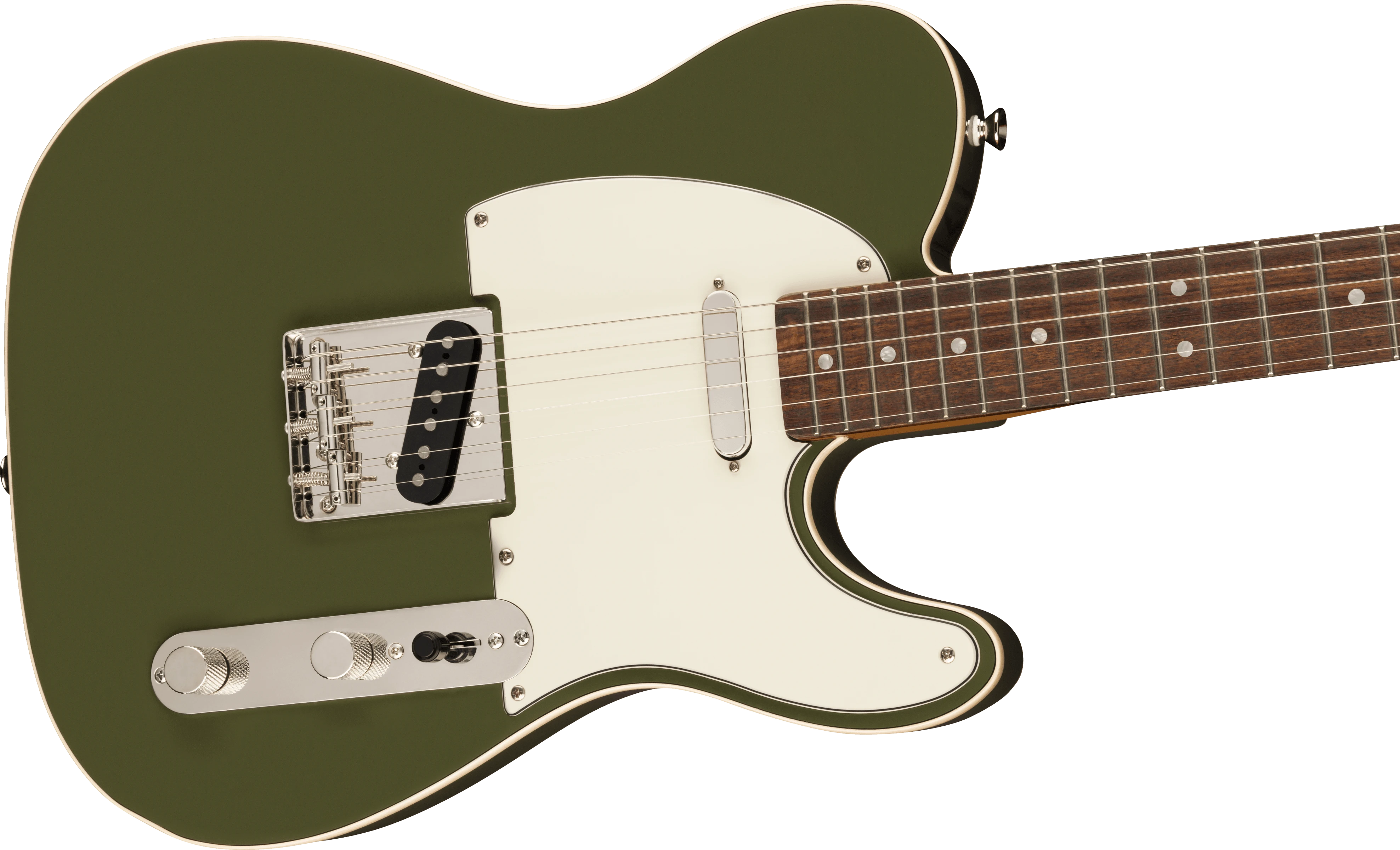 Squier® FSR Classic Vibe '60s Custom Telecaster®, Laurel Fingerboard, Parchment Pickguard, Olive