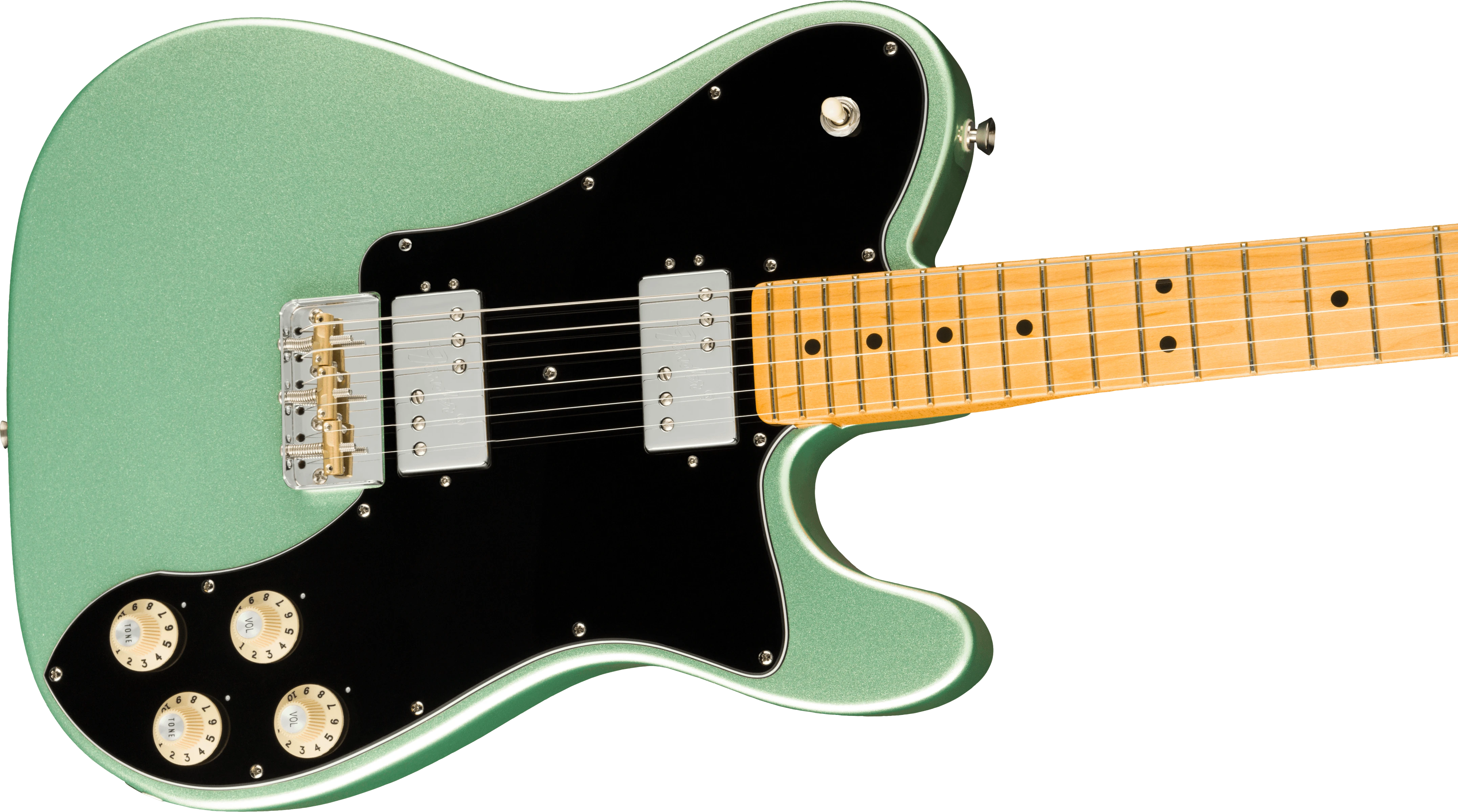 Fender® American Professional II Telecaster® Deluxe, Maple Fingerboard, Mystic Surf Green