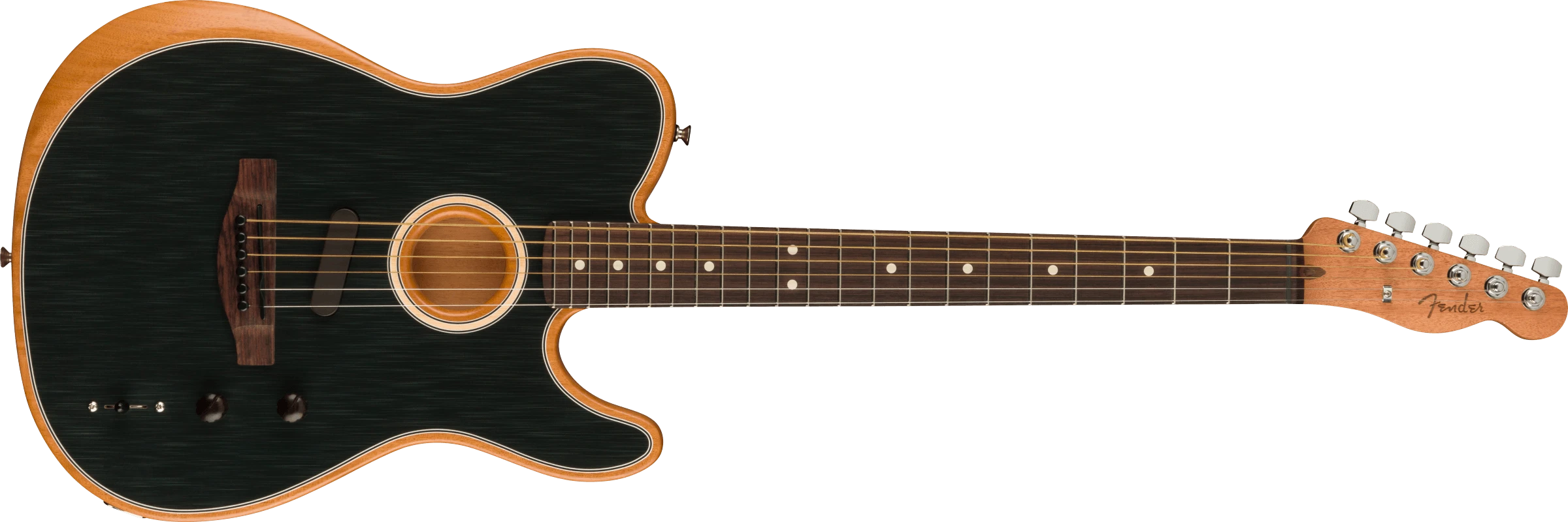 Fender® Acoustasonic® Player Telecaster®, Rosewood Fingerboard, Brushed Black