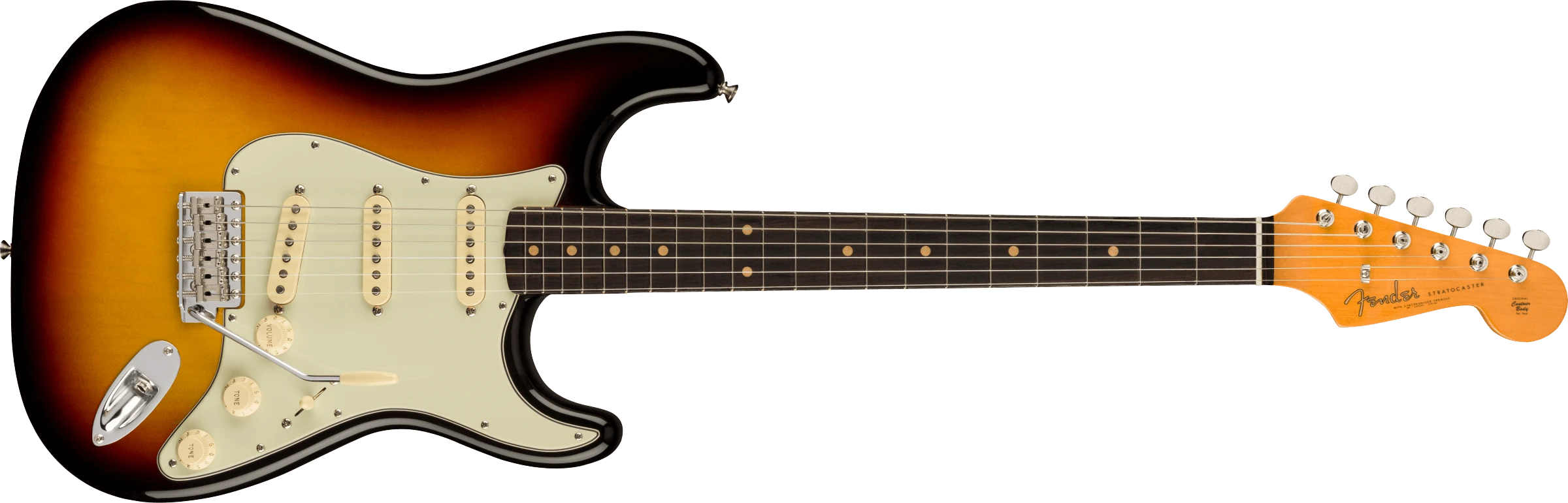 Fender® American Vintage II 1961 Stratocaster®, Rosewood Fingerboard, 3-Color Sunburst