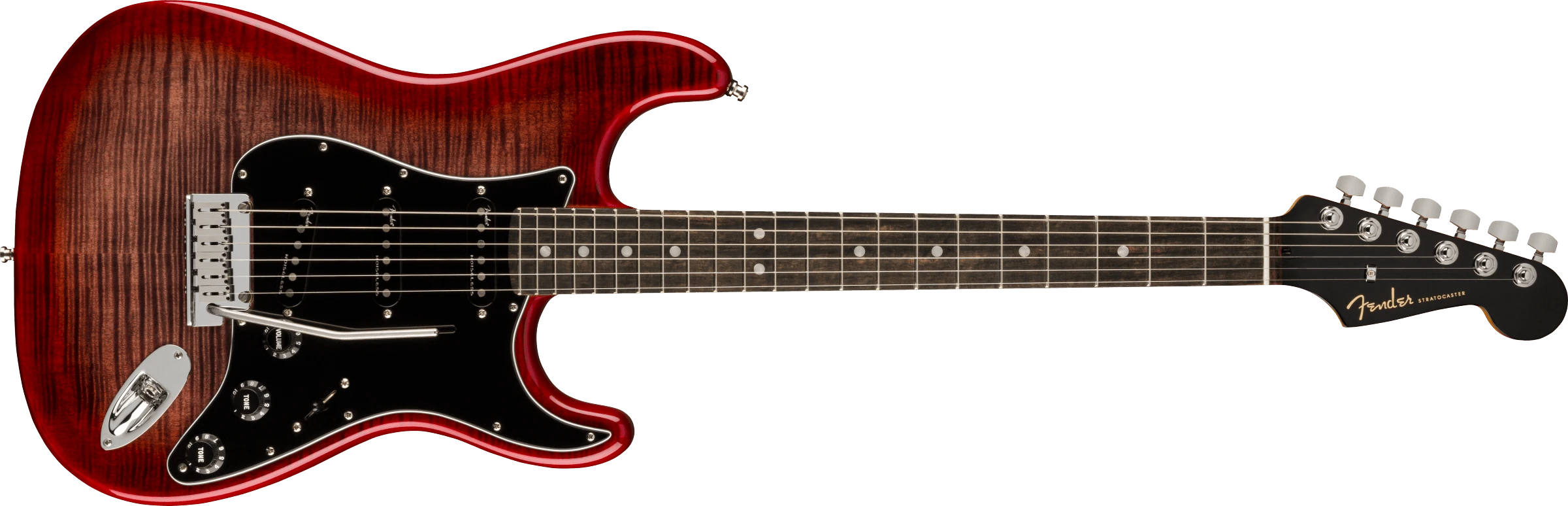 Fender® Limited Edition American Ultra Stratocaster®, Streaked Ebony Fingerboard, Umbra