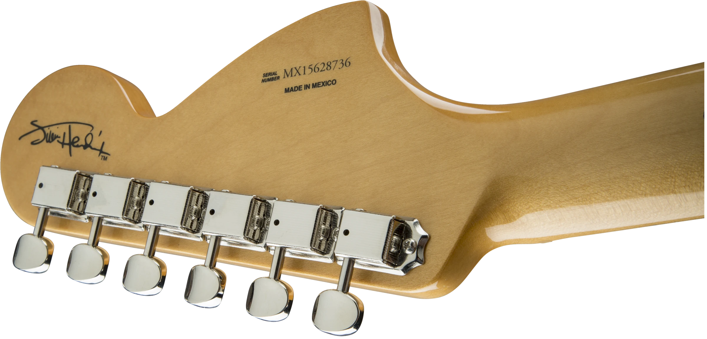 Fender® Jimi Hendrix Stratocaster®, Maple Fingerboard, Olympic White
