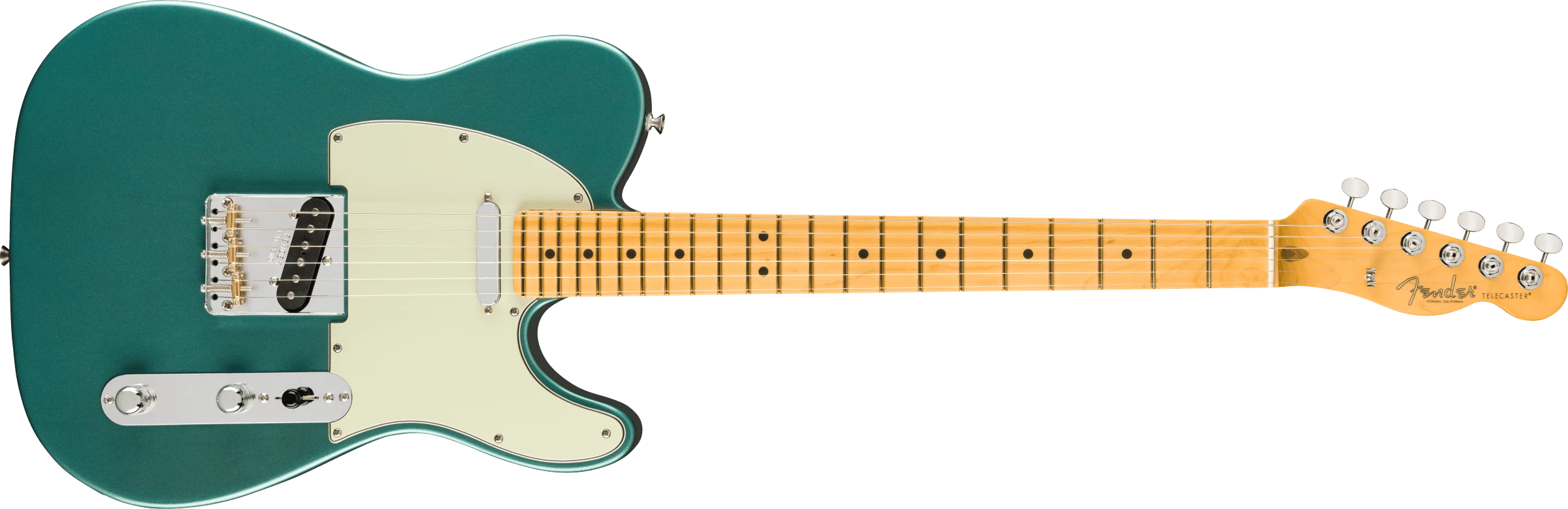 Fender® American Professional Classic Telecaster®, Maple Fingerboard, Faded Sherwood Green Metallic