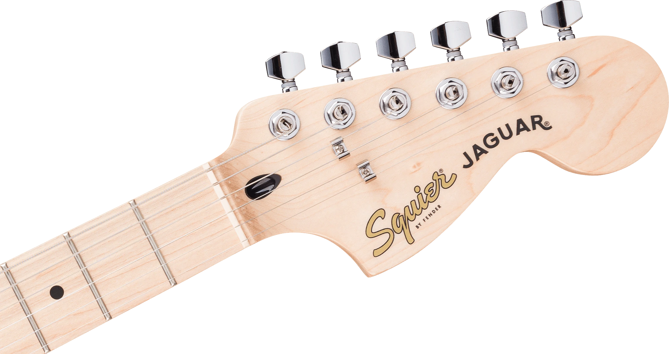Squier® FSR Affinity Series® Jaguar®, Maple Fingerboard, Black Pickguard, Graffiti Yellow
