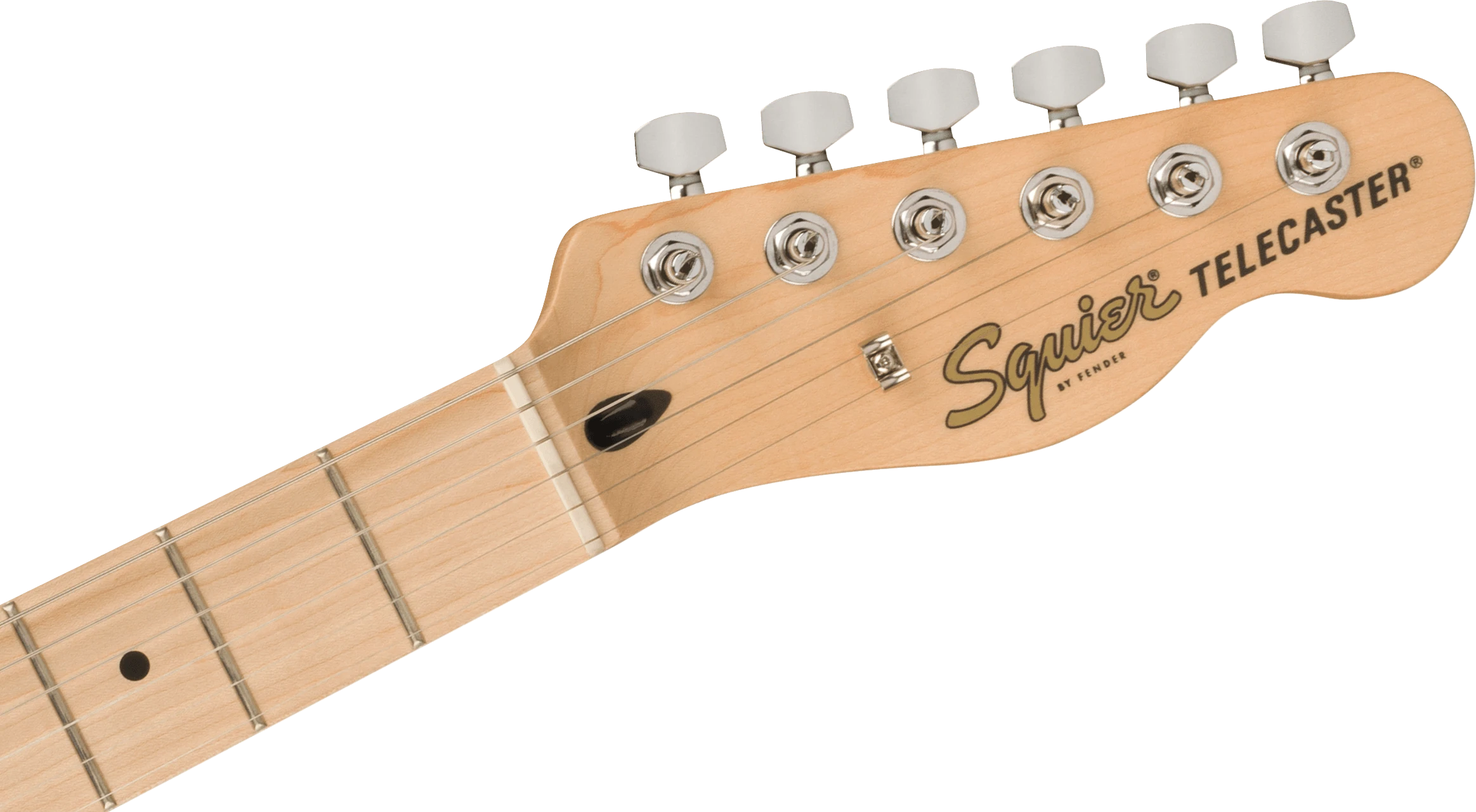 Squier® Affinity Series® Telecaster®, Maple Fingerboard, Black Pickguard, Butterscotch Blonde