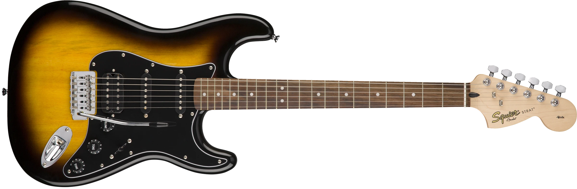 Squier® Affinity Series™ Stratocaster® HSS Pack, Laurel Fingerboard, Brown Sunburst, Gig Bag, 15G - 230V EU