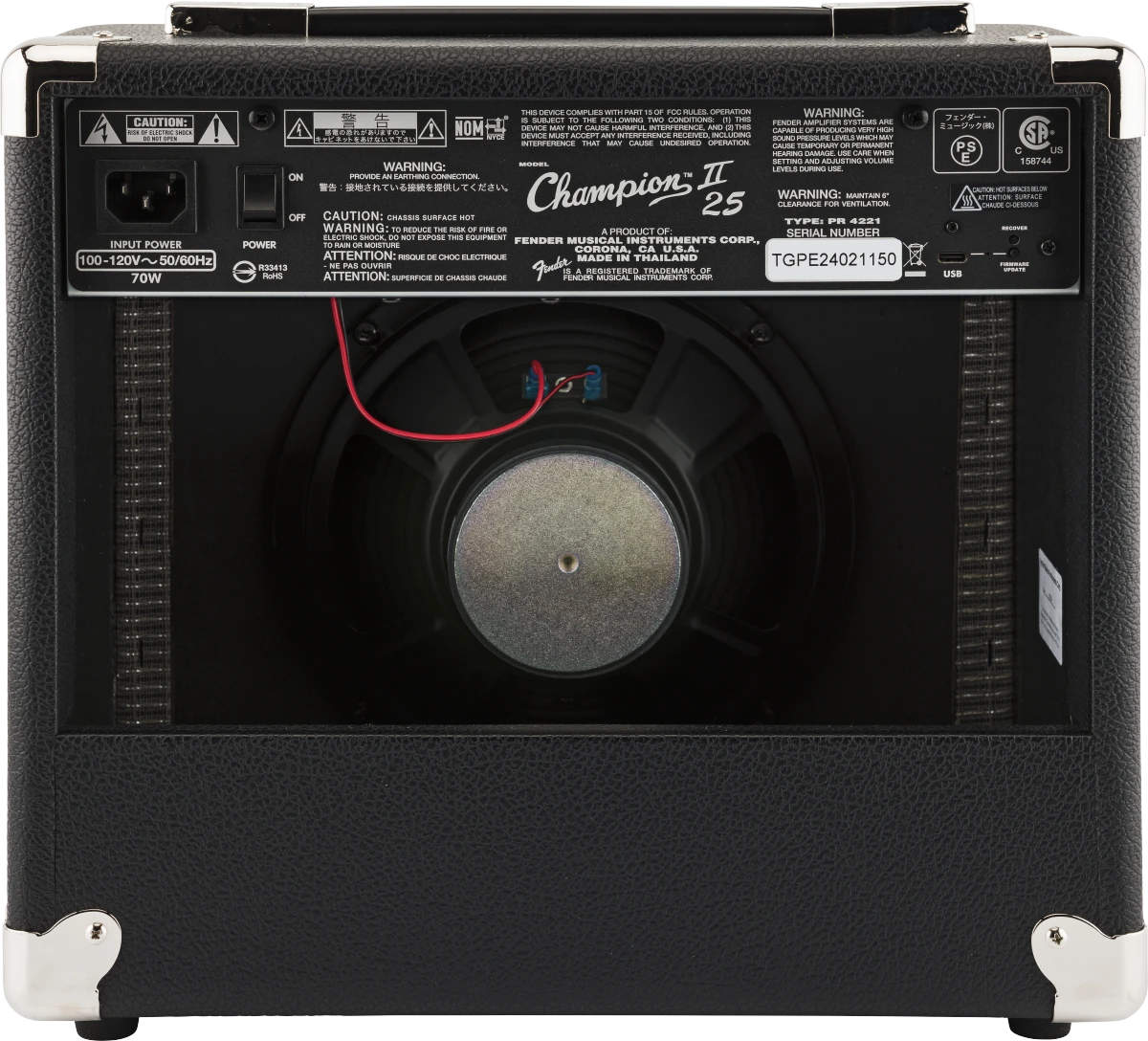 Fender® Champion™ II 25, 230V EU