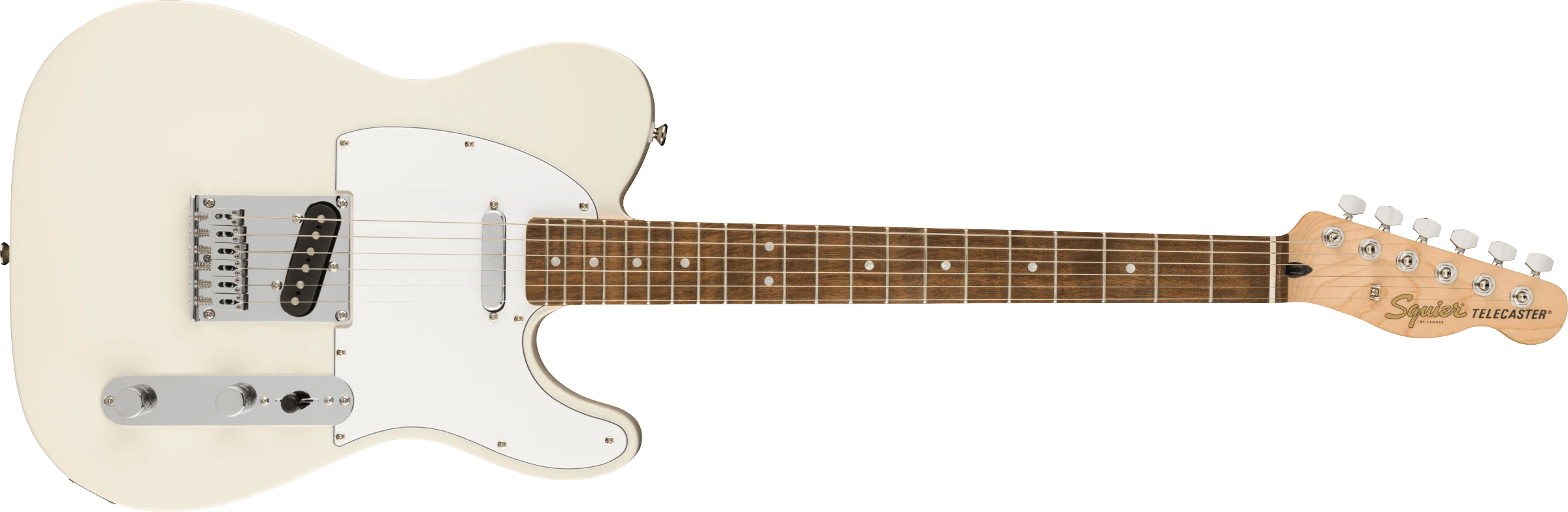 Squier® Affinity Series™ Telecaster®, Laurel Fingerboard, White Pickguard, Olympic White