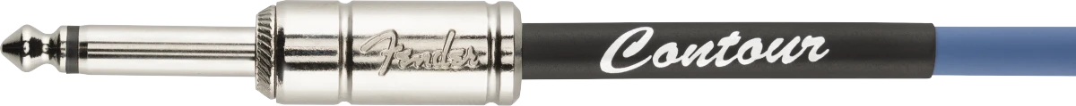 Fender® Contour™ Instrument Cable, Lake Placid Blue, 15'