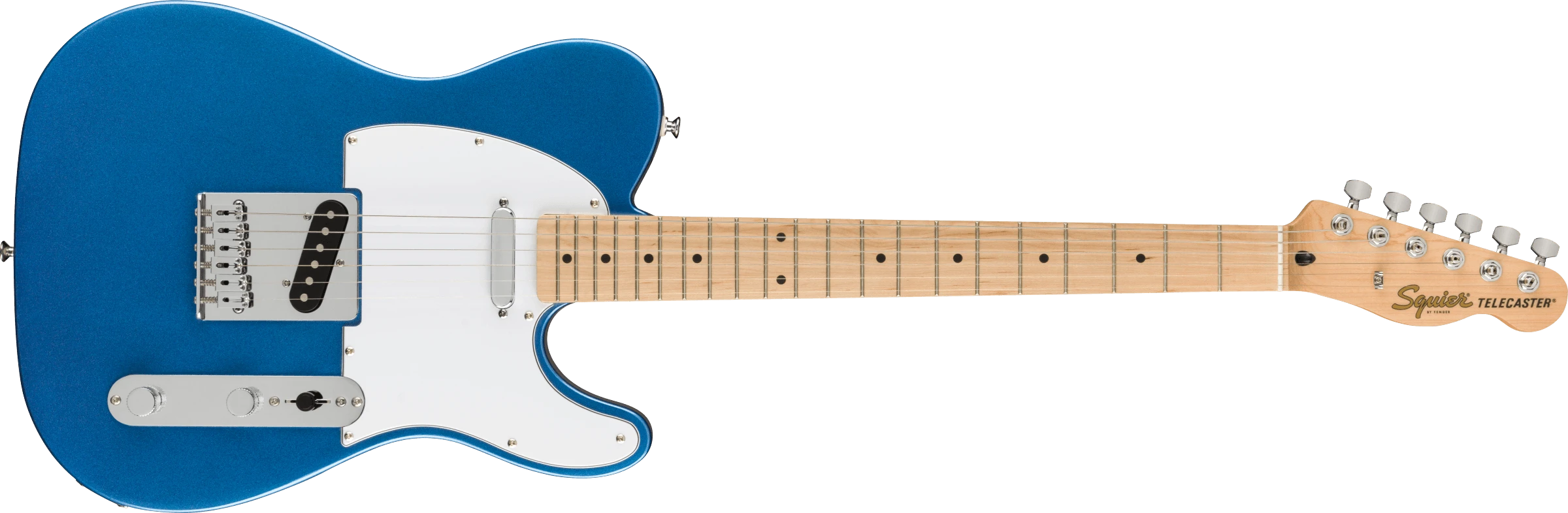Squier® Limited Edition Affinity Series® Telecaster®, Maple Fingerboard, White Pickguard, Lake Placid Blue