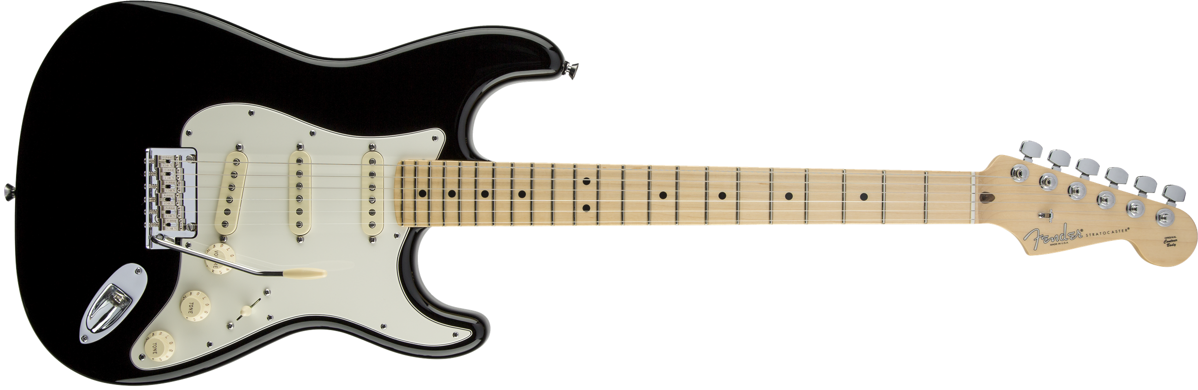 Fender® American Standard Stratocaster® Jimi Hendrix , Maple Fingerboard, Black