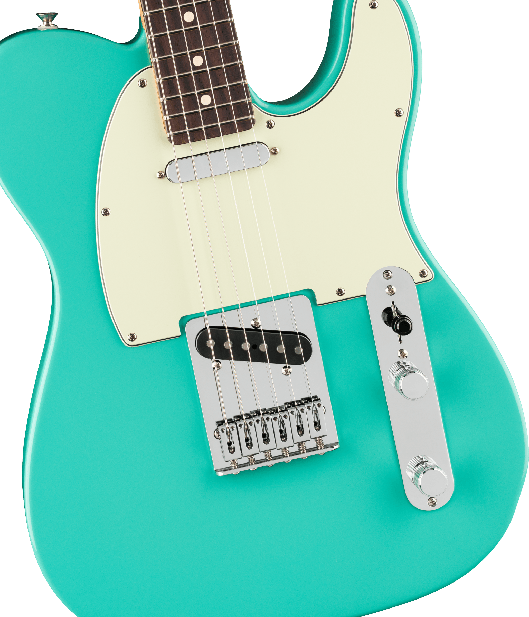 Fender® 75th Anniversary Player II Telecaster®, Rosewood Fingerboard, Seafoam Green