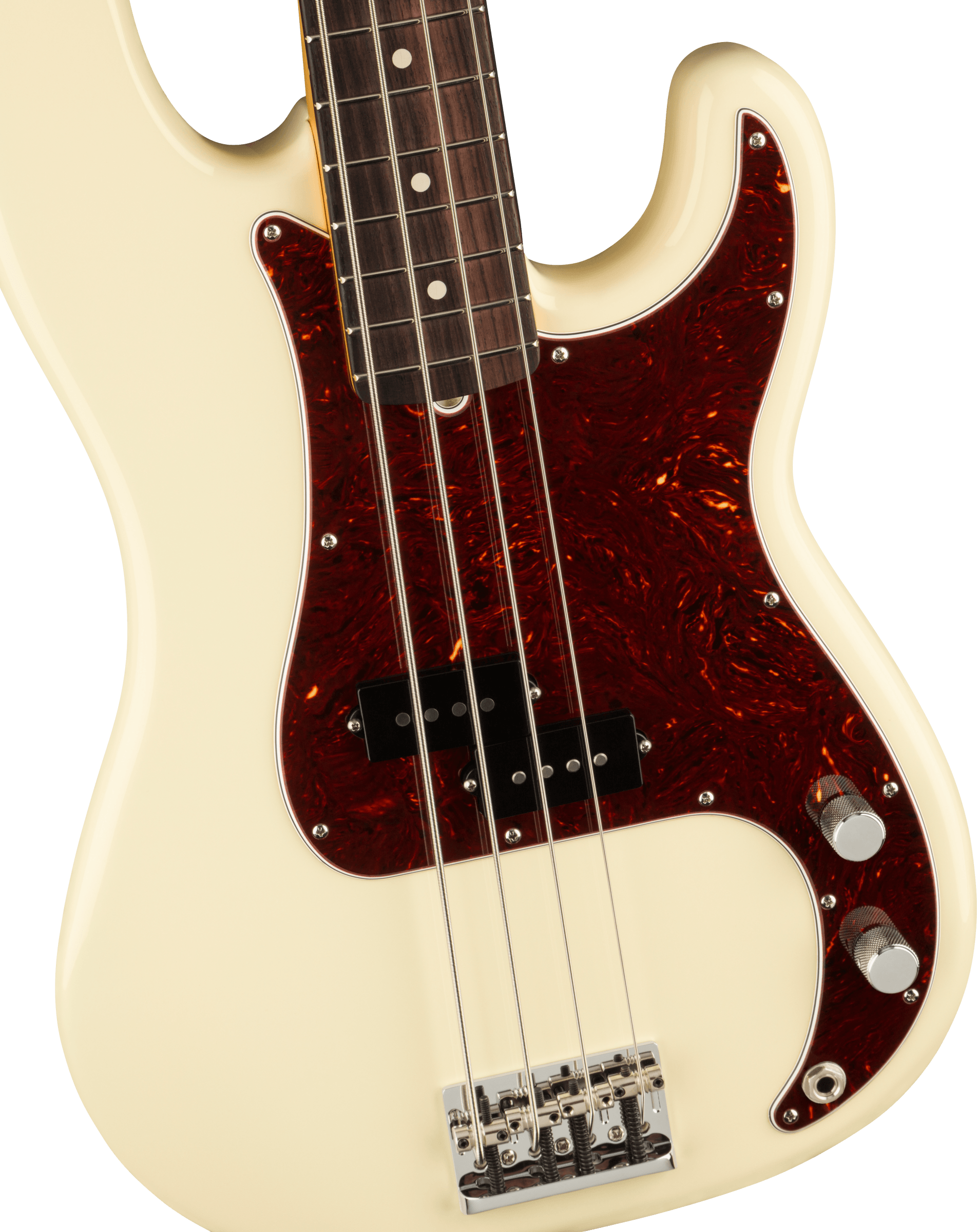 Fender® American Professional II Precision Bass®, Rosewood Fingerboard, Olympic White
