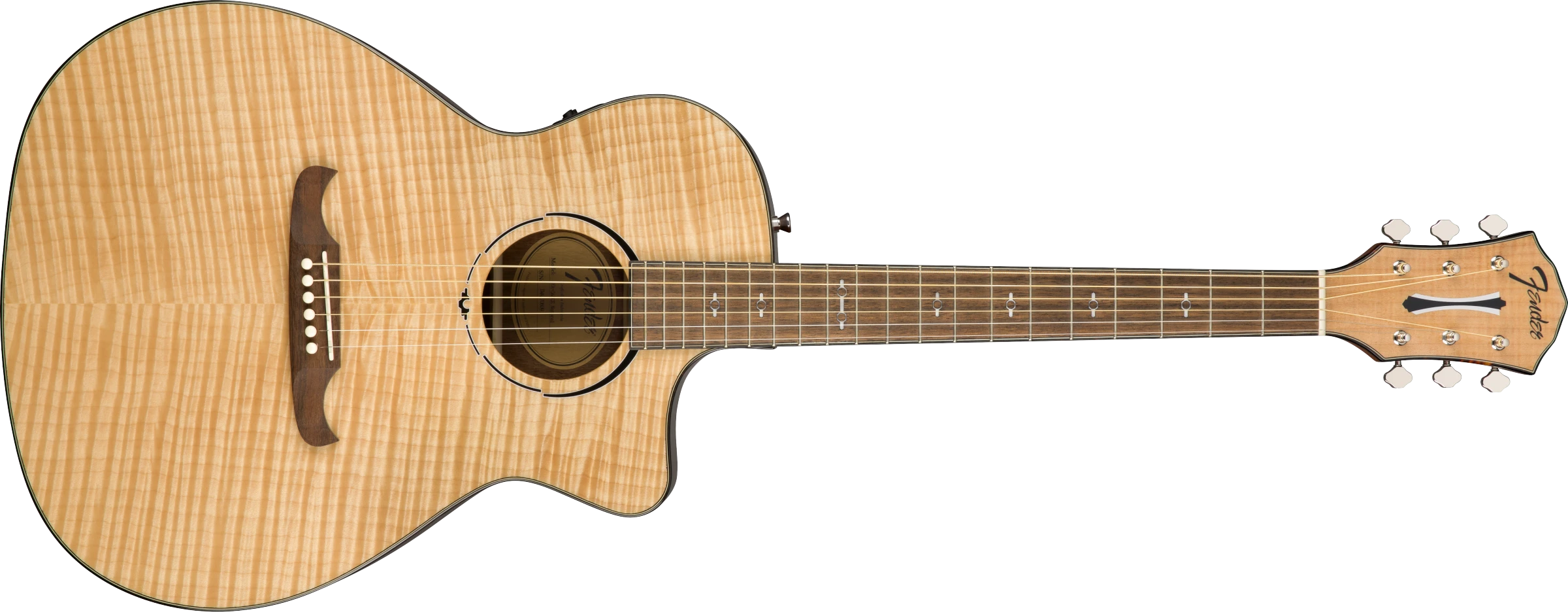 Fender® FA-345CE Auditorium, Walnut Fingerboard, Natural