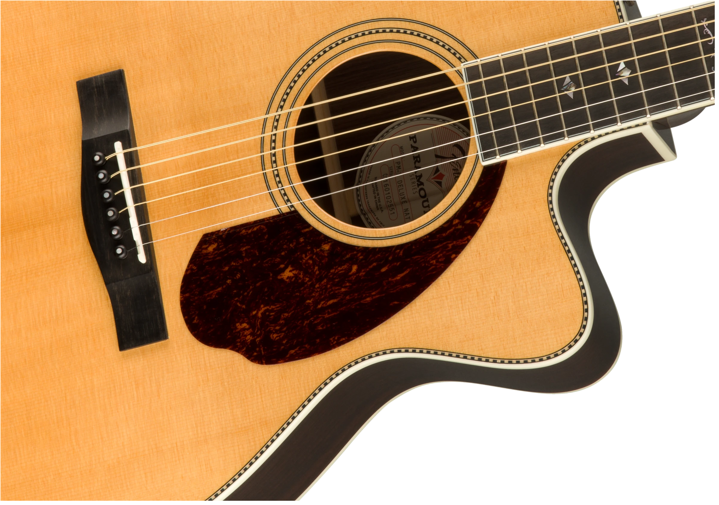 Fender® PM-3 Deluxe Triple 0 with Case, Natural