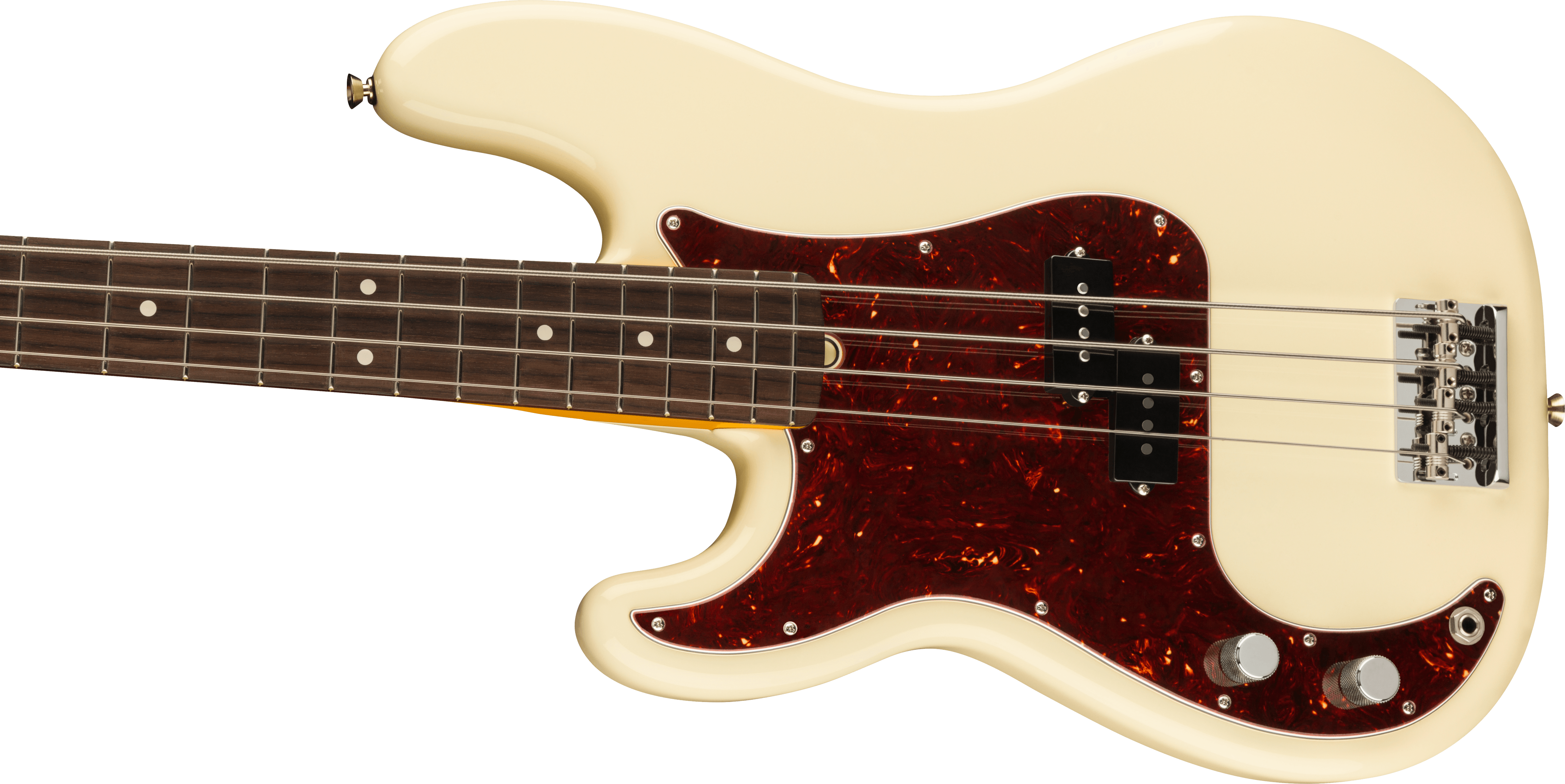 Fender® American Professional II Precision Bass® Left-Hand, Rosewood Fingerboard, Olympic White