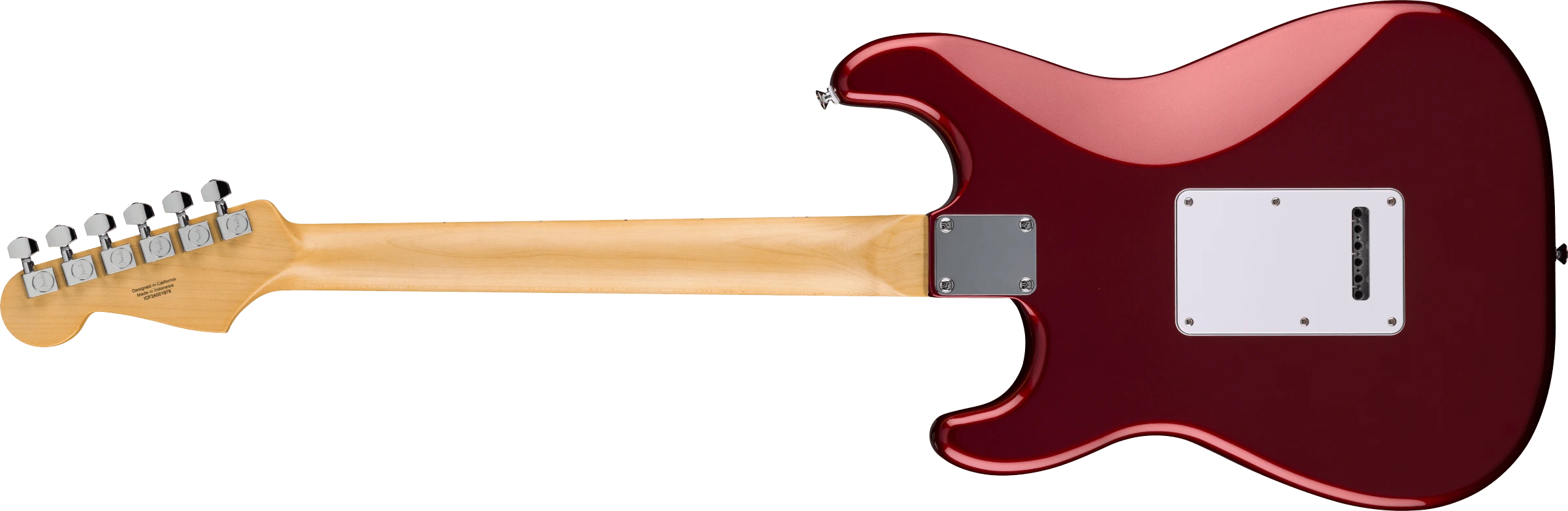 Fender® Standard Stratocaster®, Maple Fingerboard, White Pickguard, Candy Cola