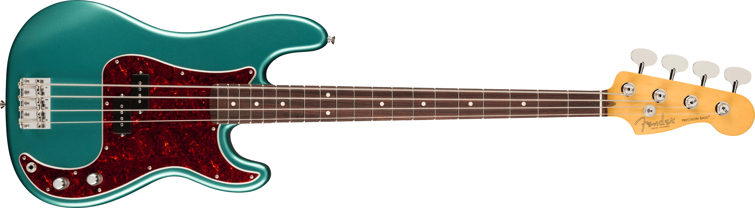 Fender® American Professional Classic Precision Bass®, Rosewood Fingerboard, Faded Sherwood Green Metallic