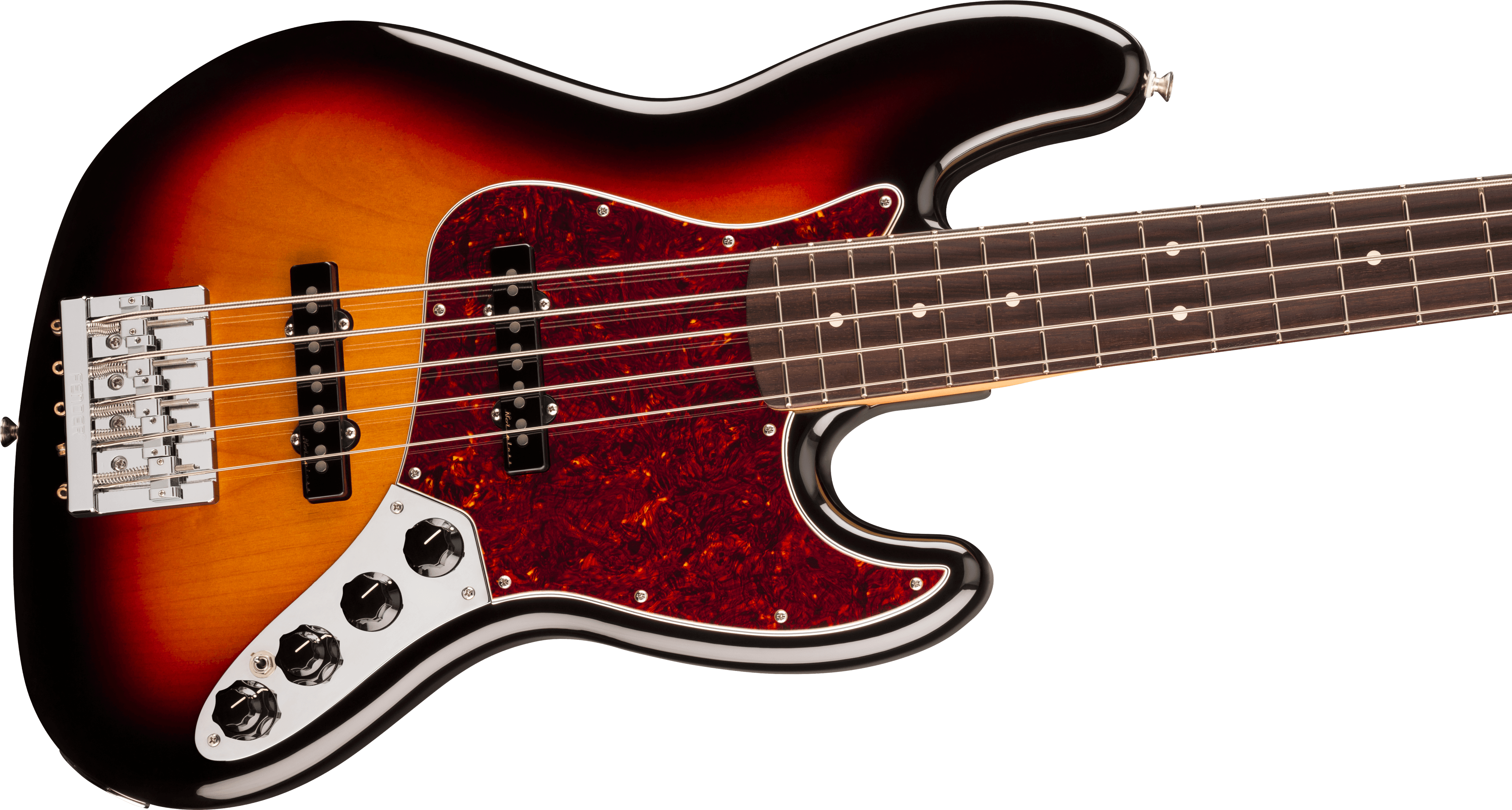 Fender® Player II Modified Active Jazz Bass® V, Rosewood Fingerboard, 3-Color Sunburst